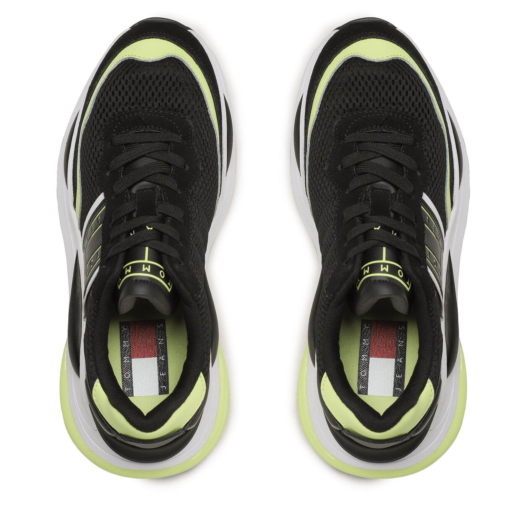 Tommy Jeans Сникърси Runner EM0EM01170 Черен - Pepit.bg