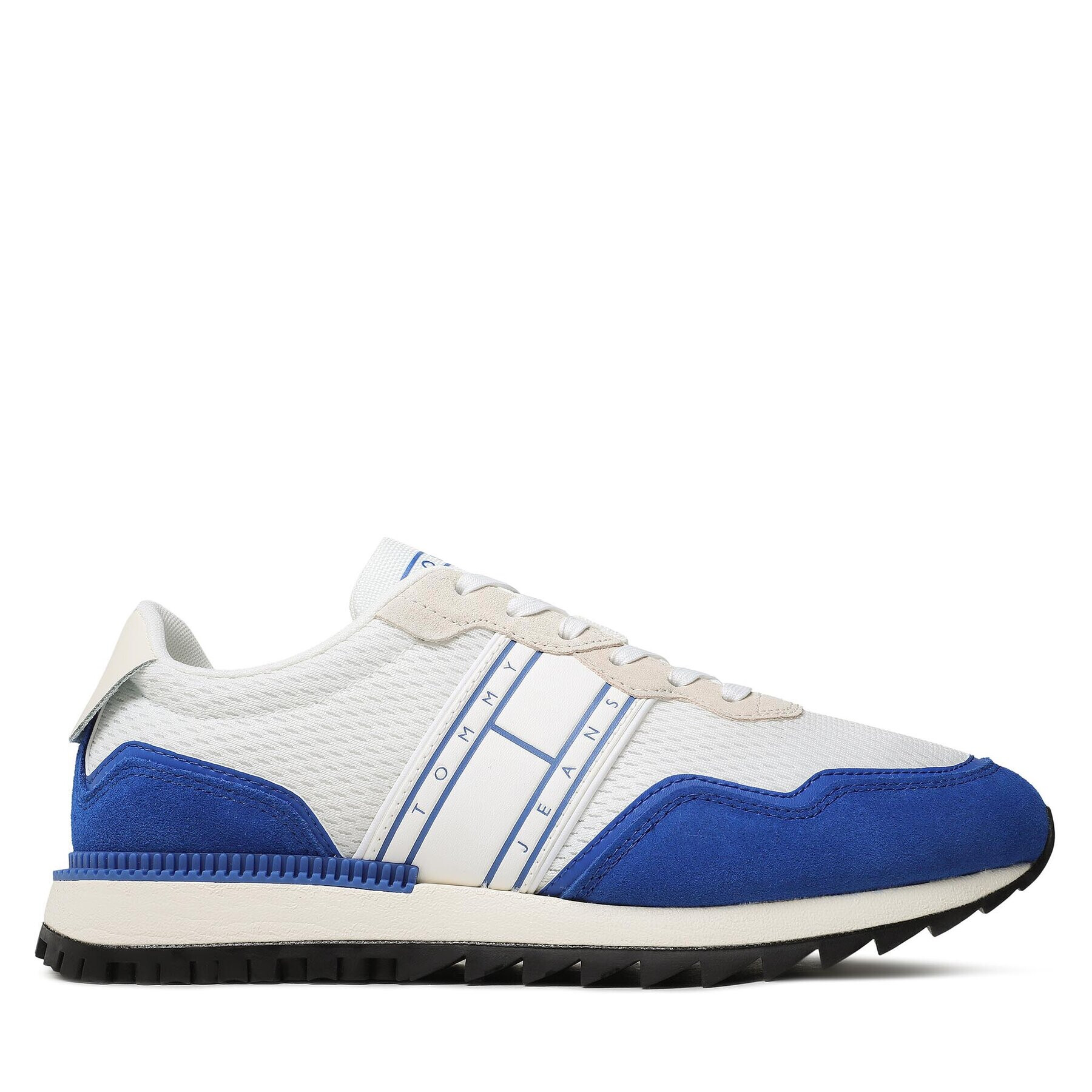 Tommy Jeans Сникърси Runner Mix Material EM0EM01167 Бял - Pepit.bg