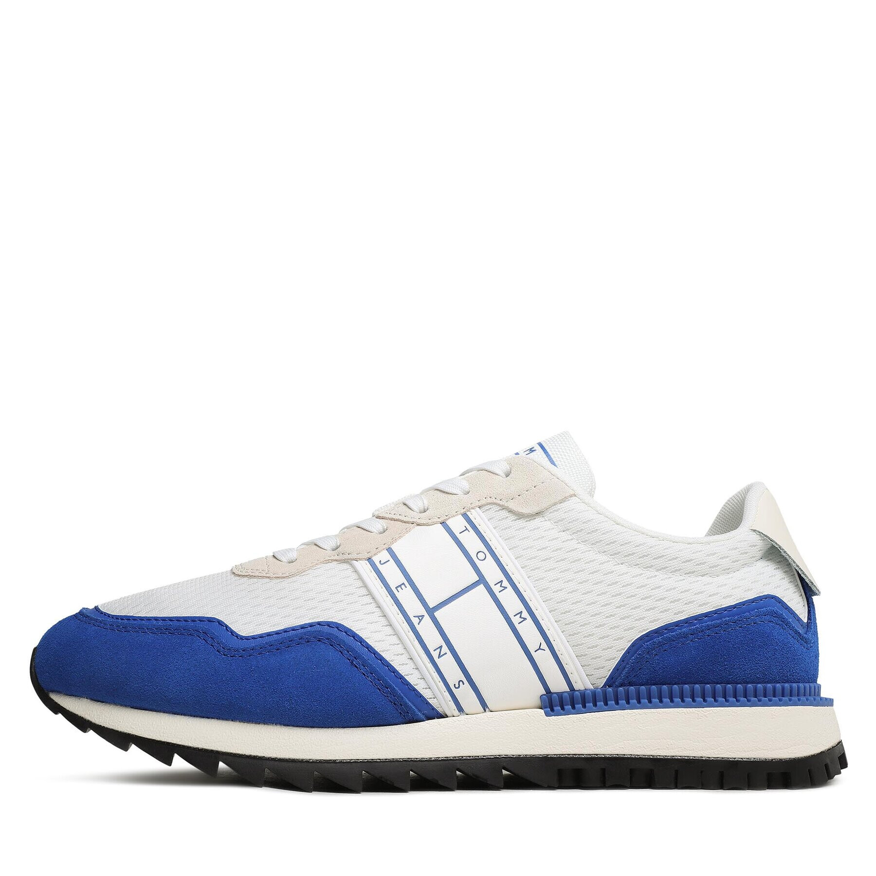 Tommy Jeans Сникърси Runner Mix Material EM0EM01167 Бял - Pepit.bg