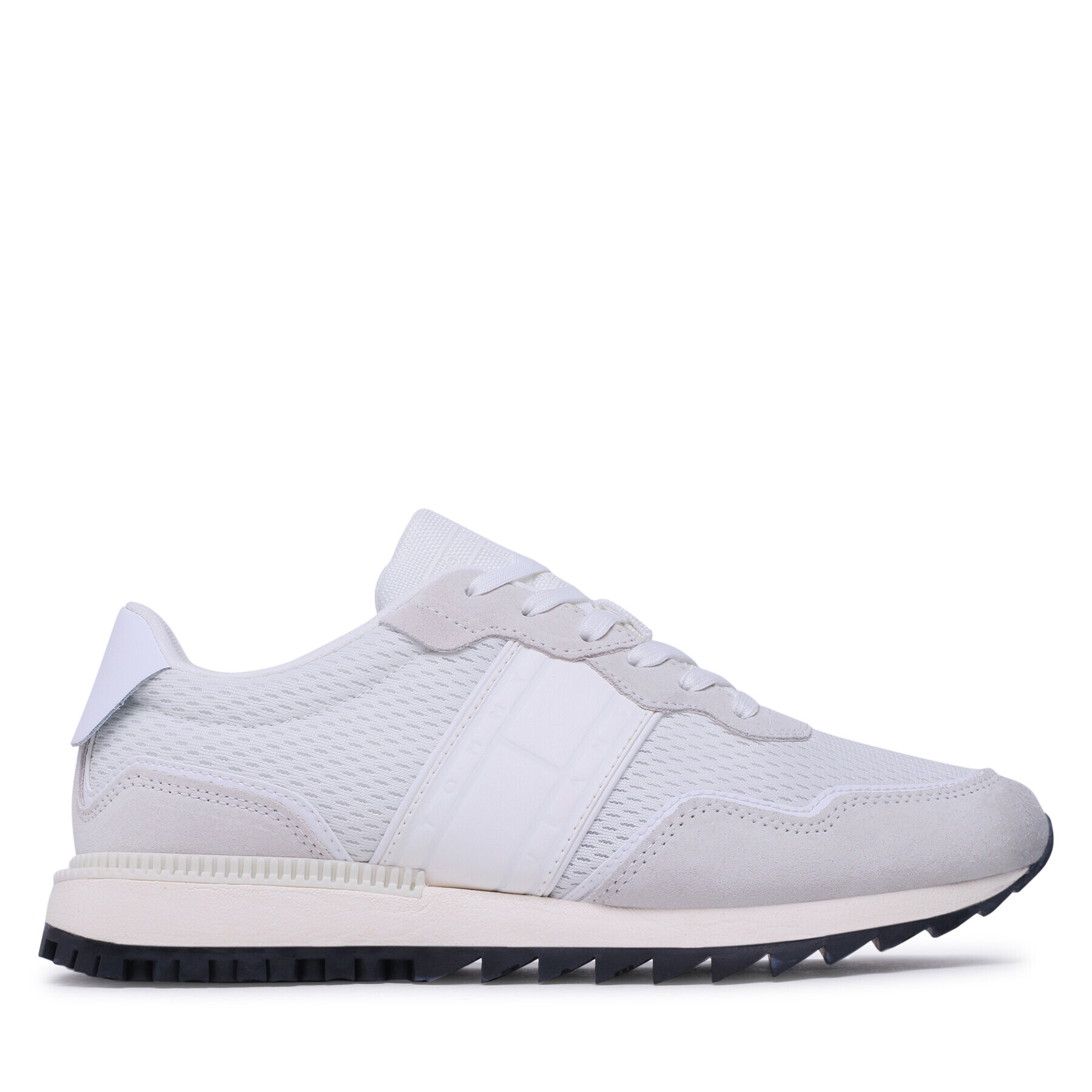 Tommy Jeans Сникърси Runner Mix Material EM0EM01167 Бял - Pepit.bg