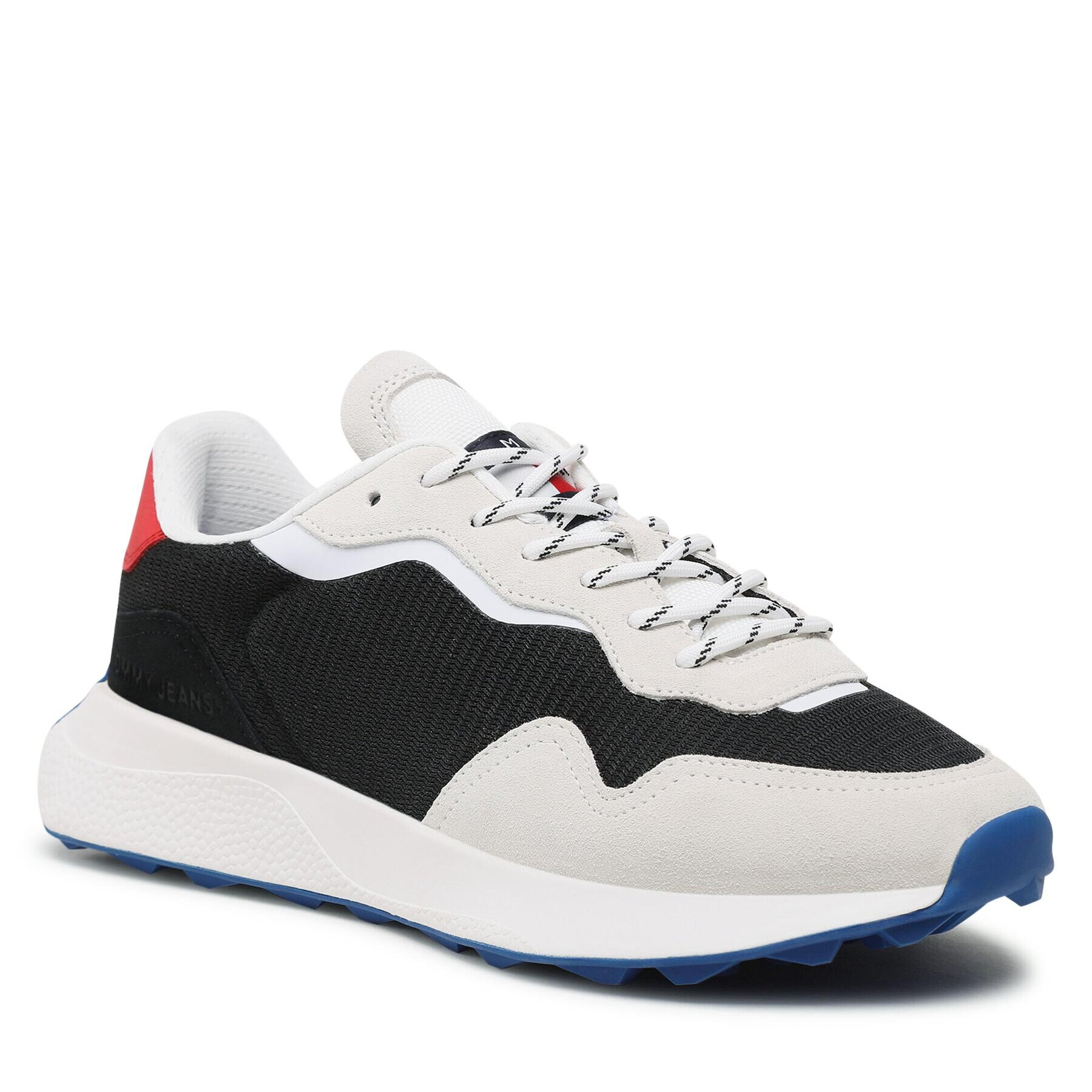 Tommy Jeans Сникърси Runner Outsole EM0EM01176 Черен - Pepit.bg