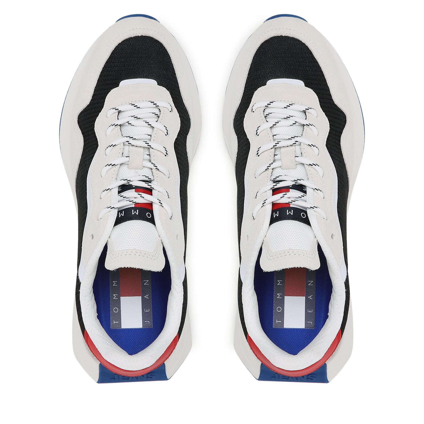 Tommy Jeans Сникърси Runner Outsole EM0EM01176 Черен - Pepit.bg