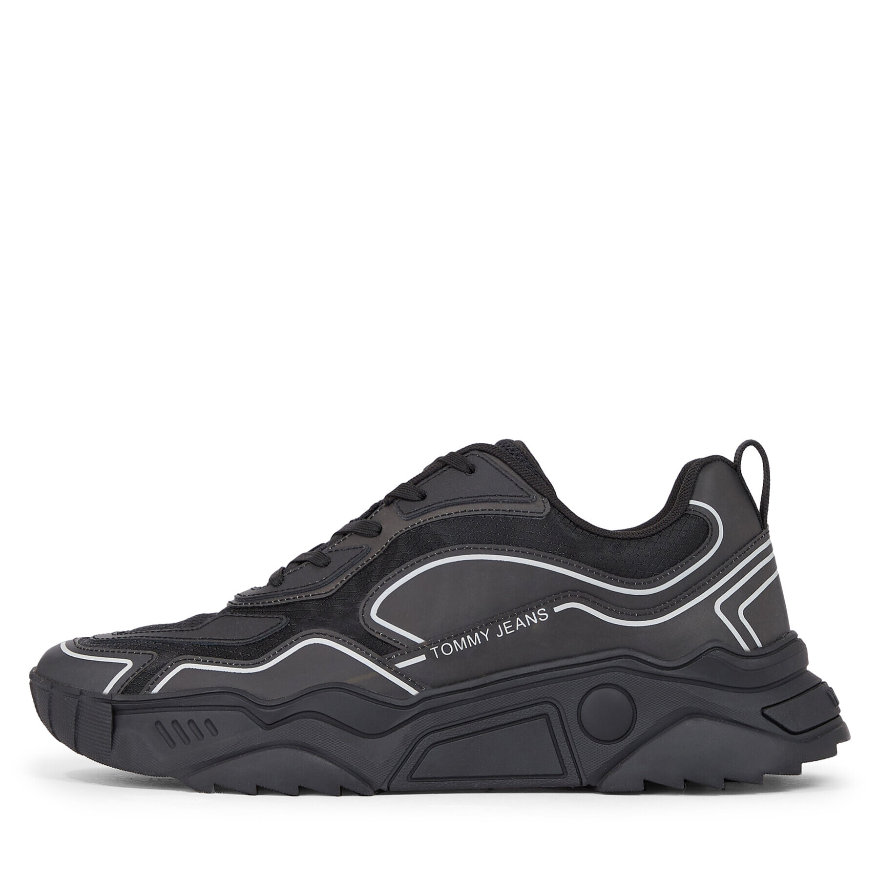 Tommy Jeans Сникърси Runner Translucent EM0EM01293 Черен - Pepit.bg
