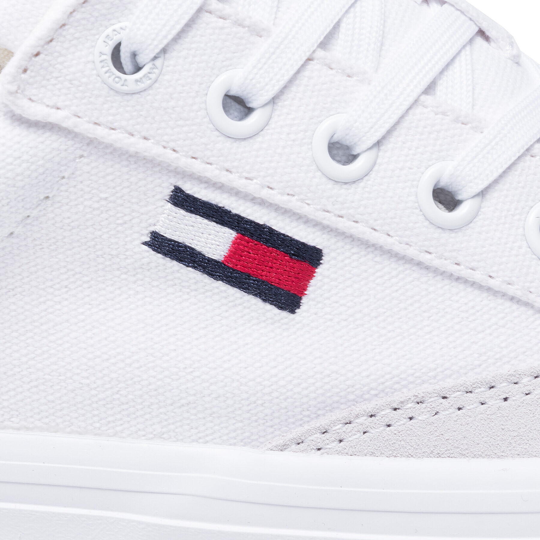 Tommy Jeans Сникърси Skate Core Vulc Tjm EM0EM00800 Бял - Pepit.bg