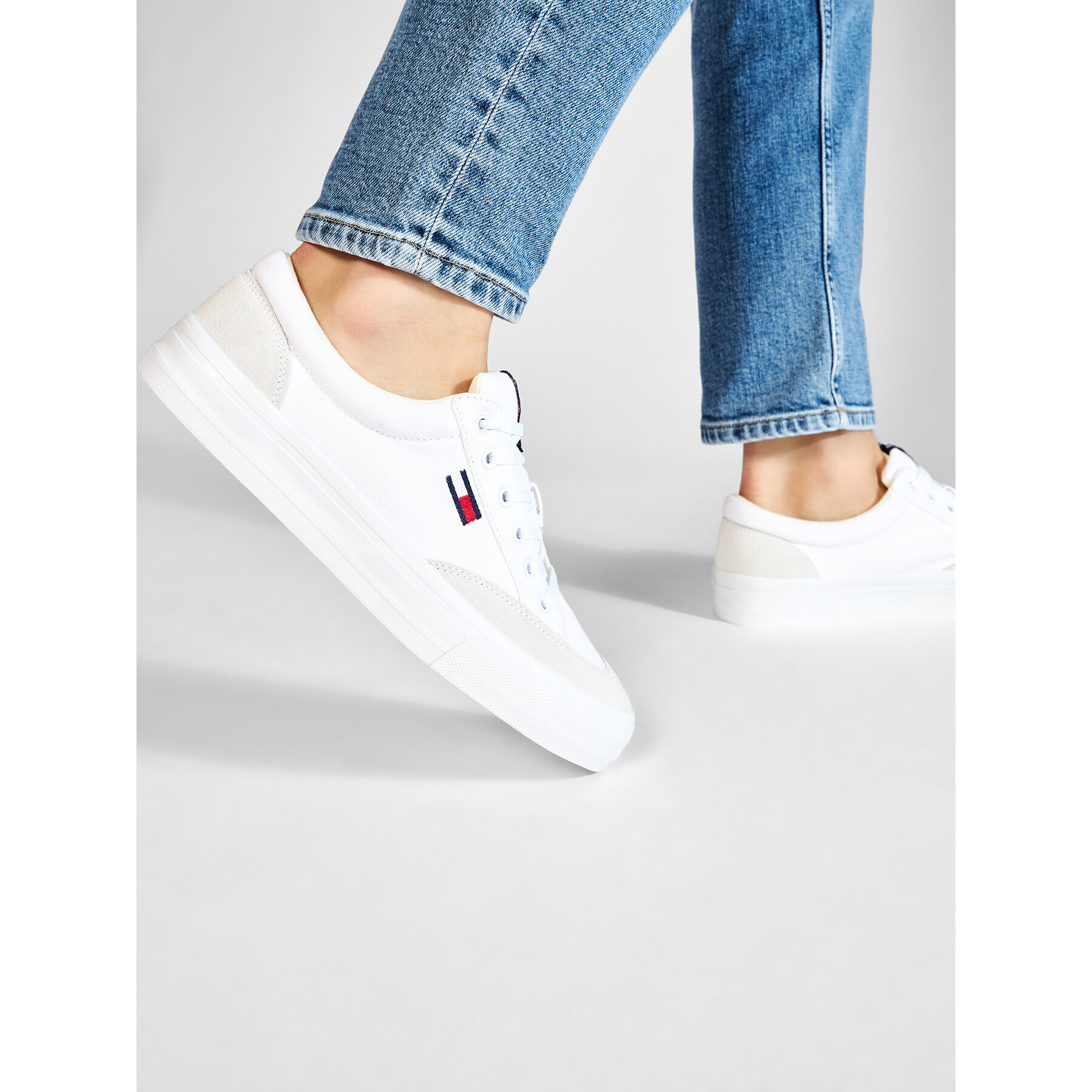 Tommy Jeans Сникърси Skate Core Vulc Tjm EM0EM00800 Бял - Pepit.bg