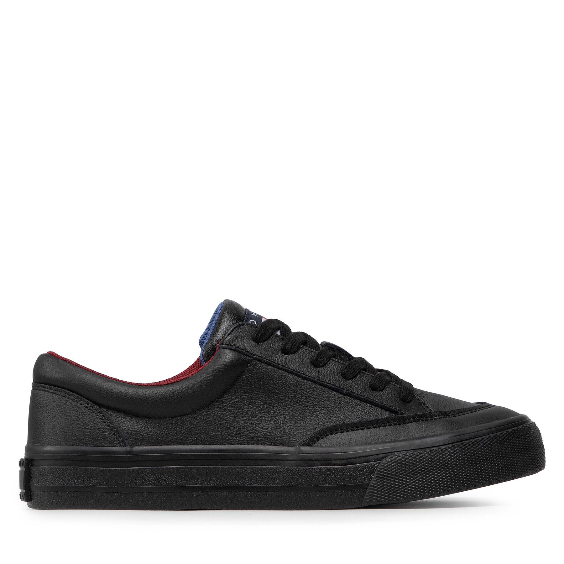 Tommy Jeans Сникърси Skate Leather Vulc EM0EM00881 Черен - Pepit.bg