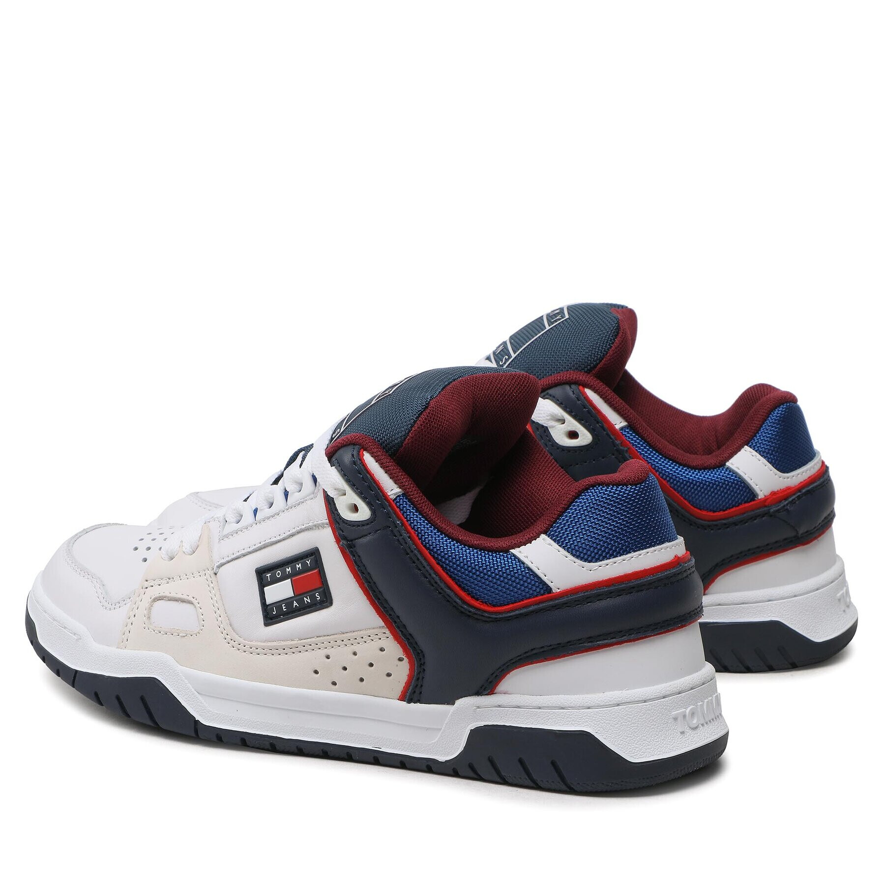 Tommy Jeans Сникърси Skate Sneaker EM0EM01042 Бял - Pepit.bg