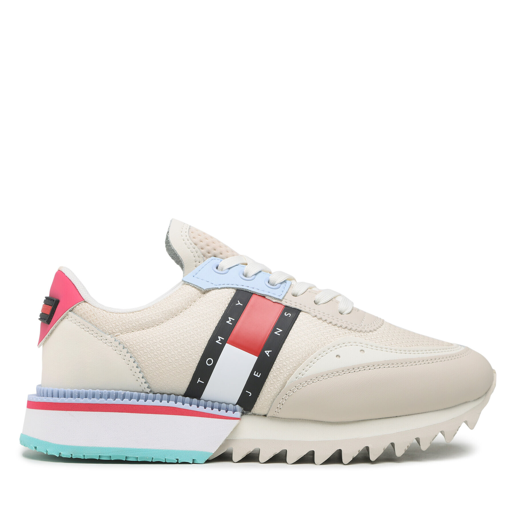 Tommy Jeans Сникърси Sneaker Cleated EN0EN02055 Бежов - Pepit.bg