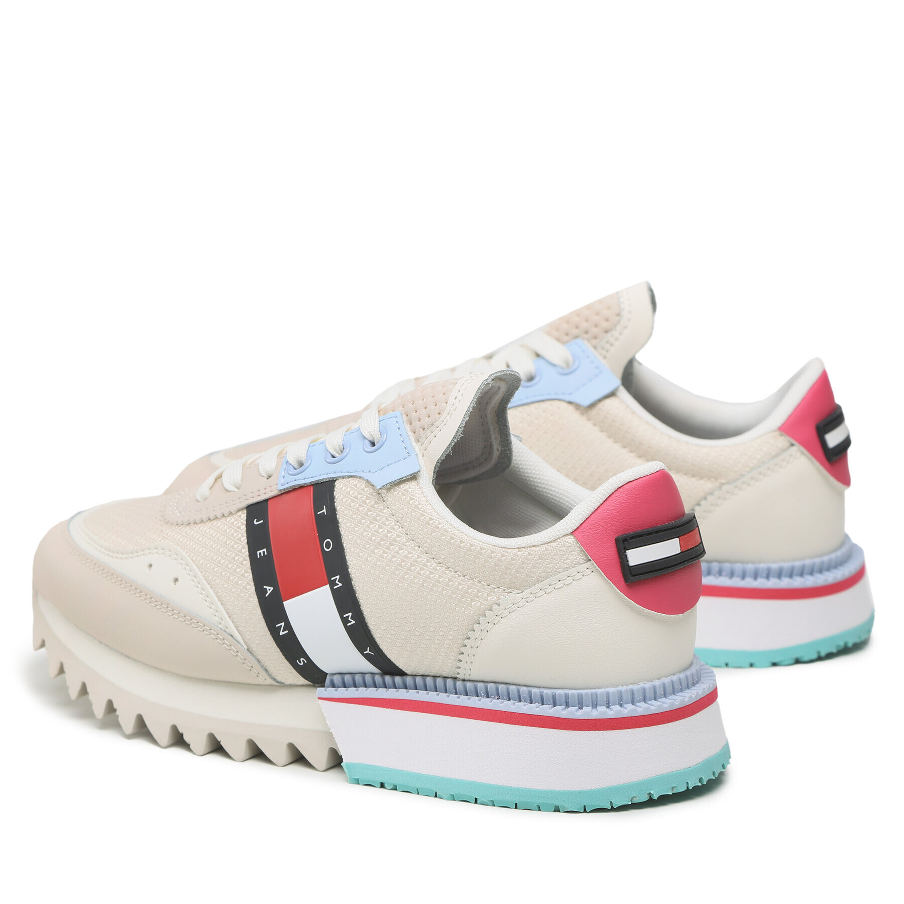 Tommy Jeans Сникърси Sneaker Cleated EN0EN02055 Бежов - Pepit.bg