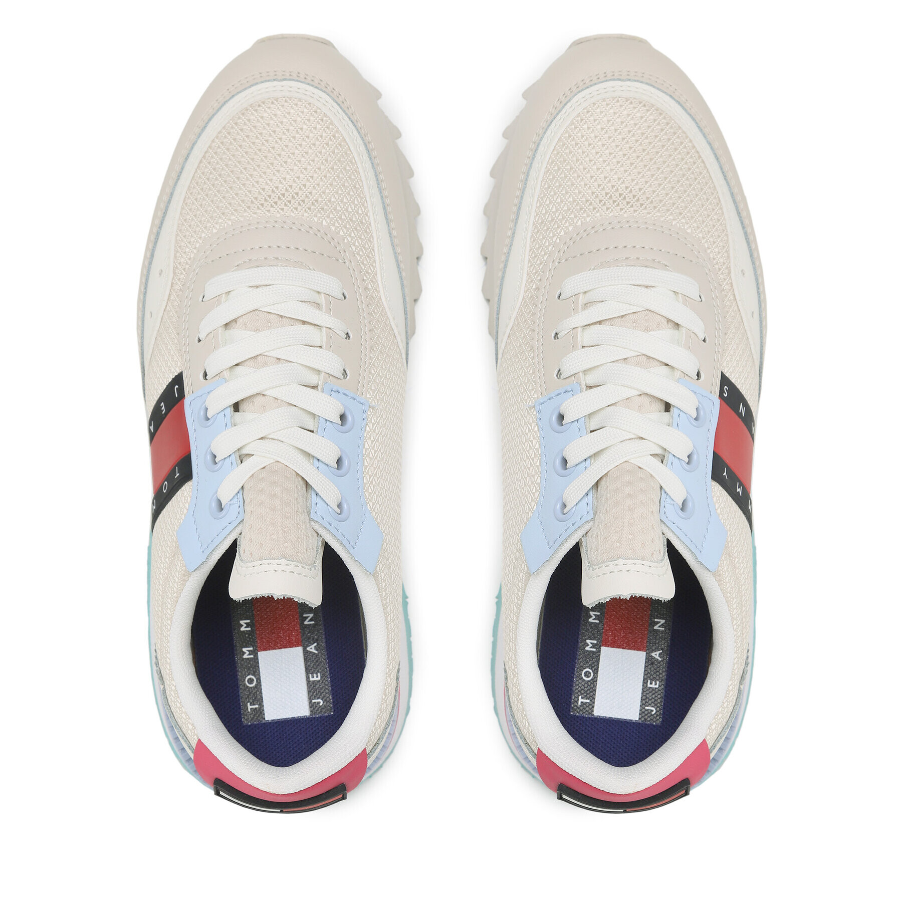 Tommy Jeans Сникърси Sneaker Cleated EN0EN02055 Бежов - Pepit.bg