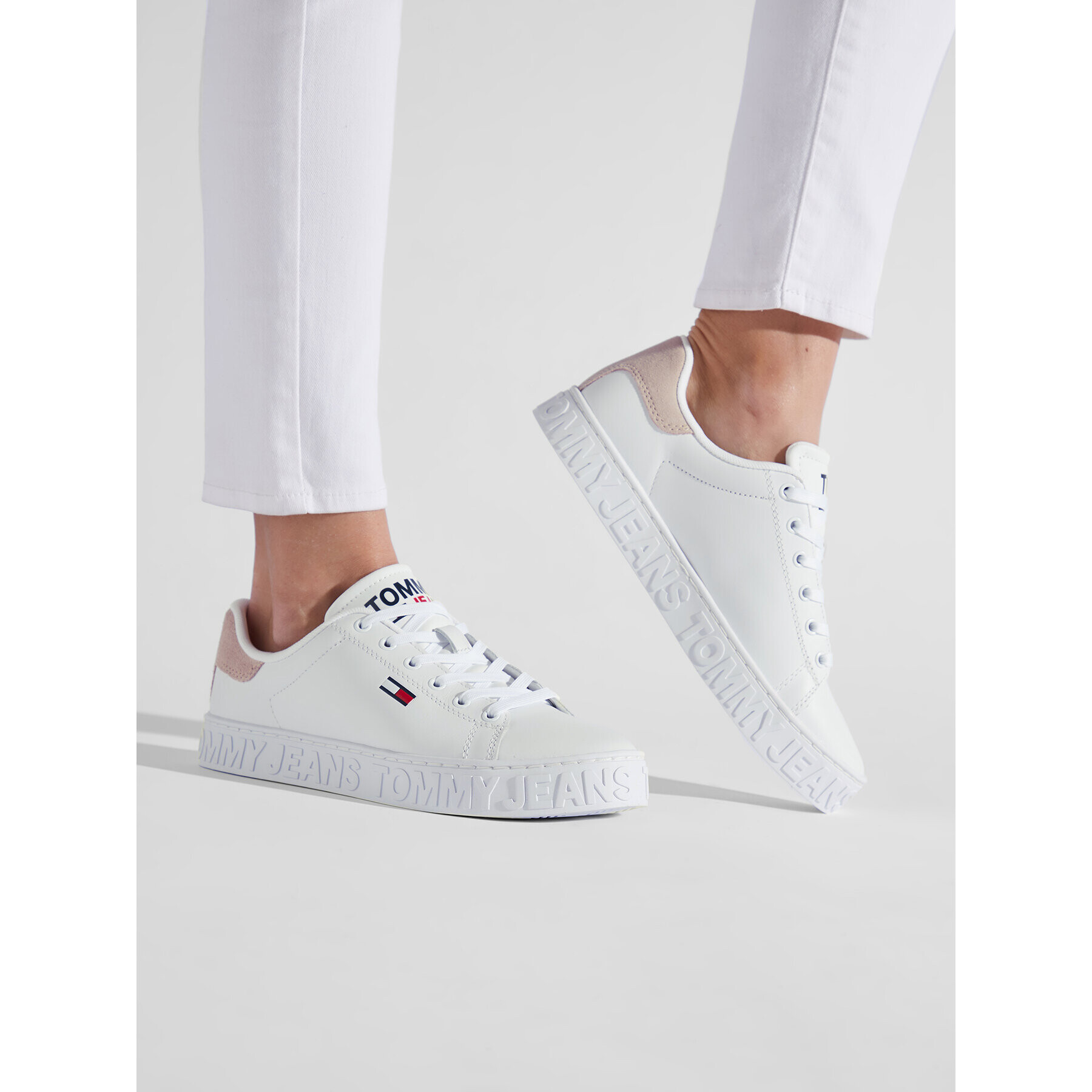 Tommy Jeans Сникърси Sneaker Pop EN0EN01846 Бял - Pepit.bg