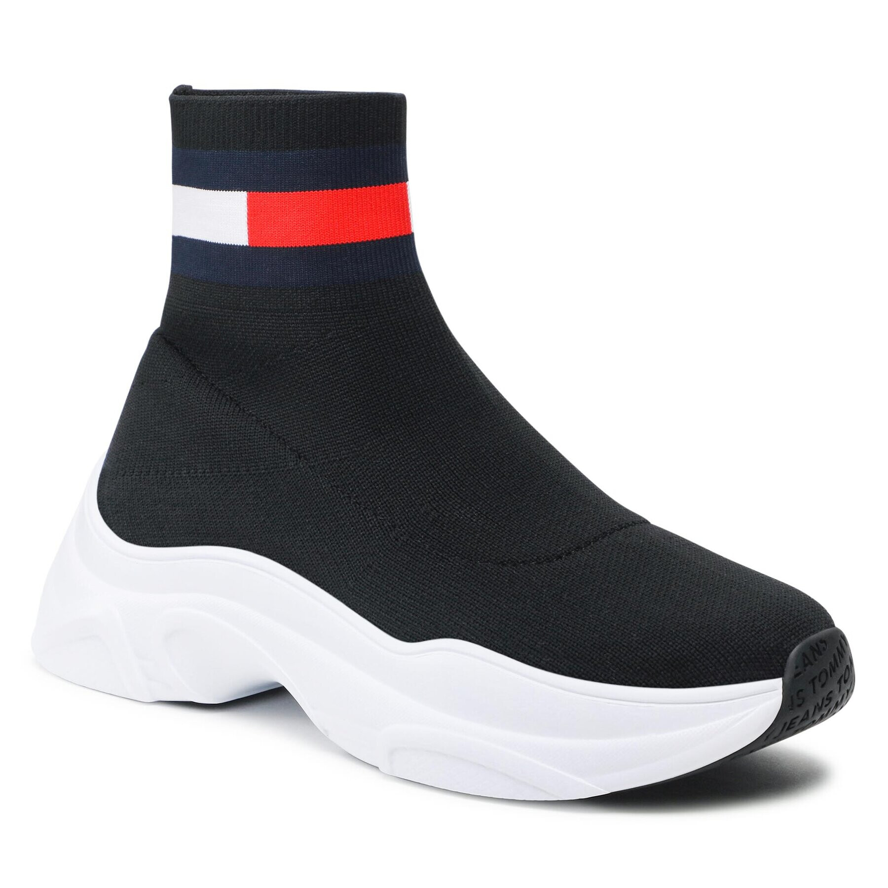 Tommy Jeans Сникърси Spock Boot EN0EN02104 Черен - Pepit.bg