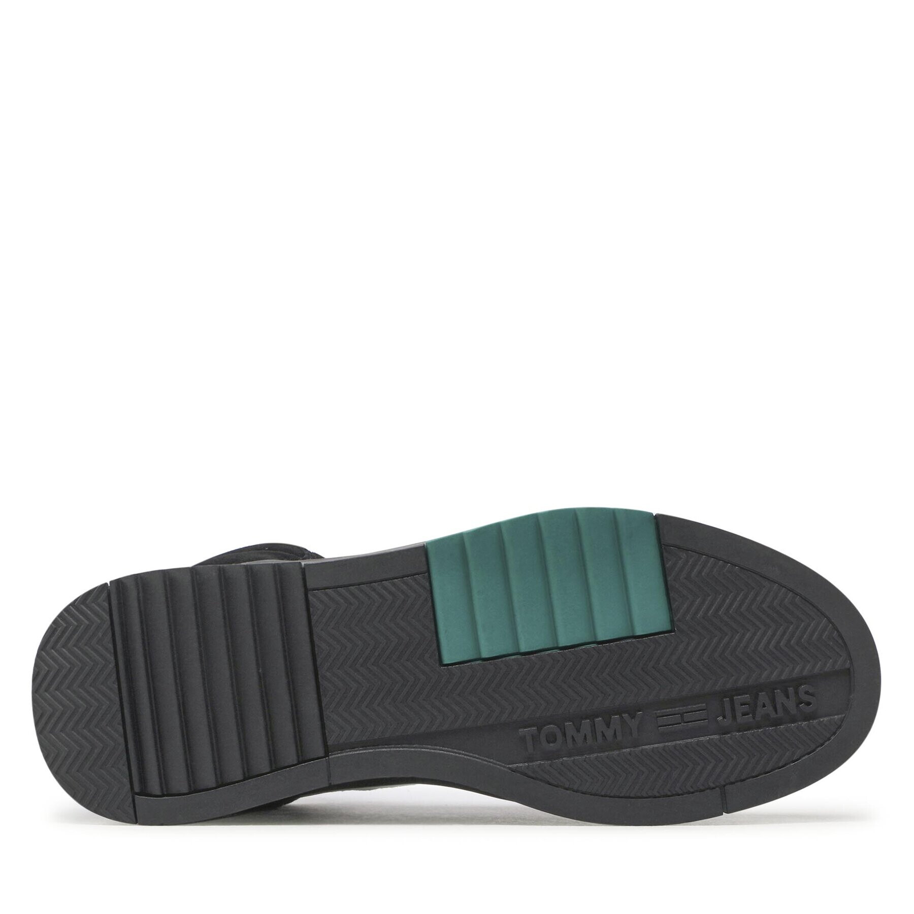 Tommy Jeans Сникърси Suede Basket Midcut EM0EM01072 Черен - Pepit.bg