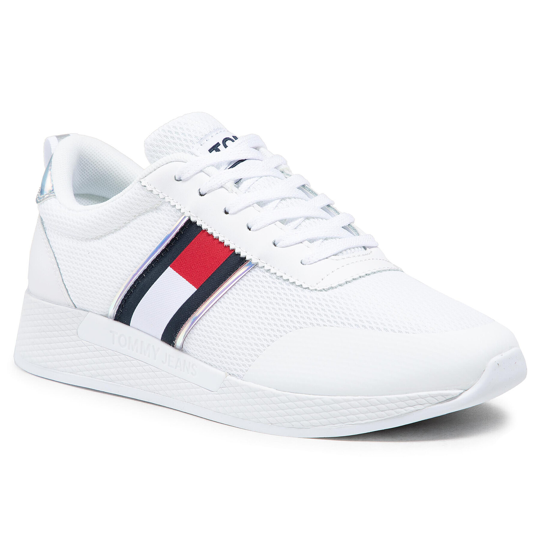 Tommy Jeans Сникърси Technical Flexi Sneaker EN0EN01359 Бял - Pepit.bg