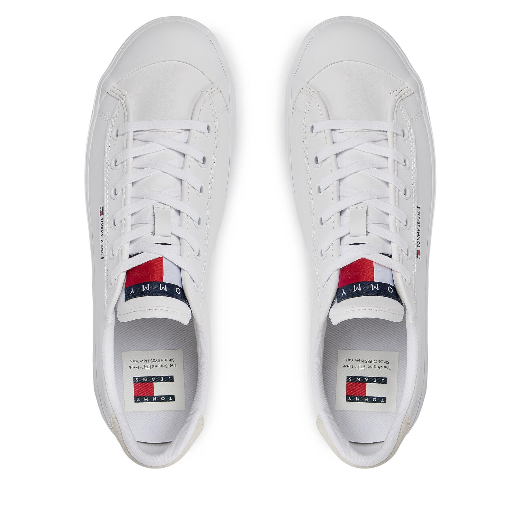 Tommy Jeans Сникърси Th Central Cc And Coin Бял - Pepit.bg