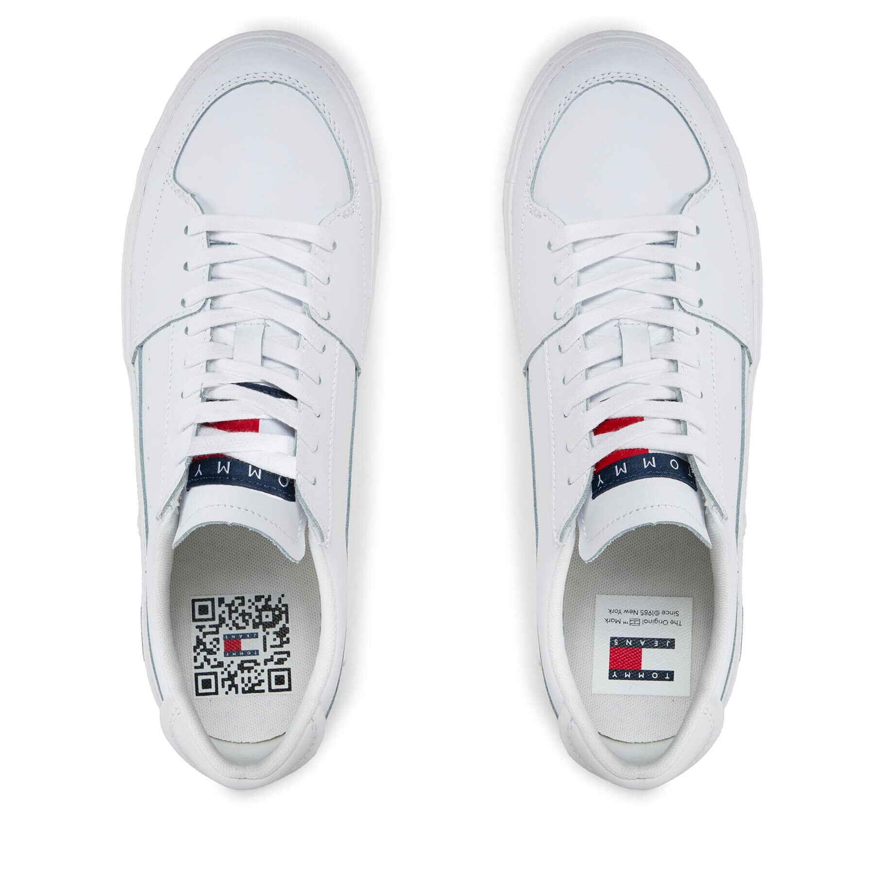 Tommy Jeans Сникърси Th Central Cc And Coin EM0EM01398 Бял - Pepit.bg