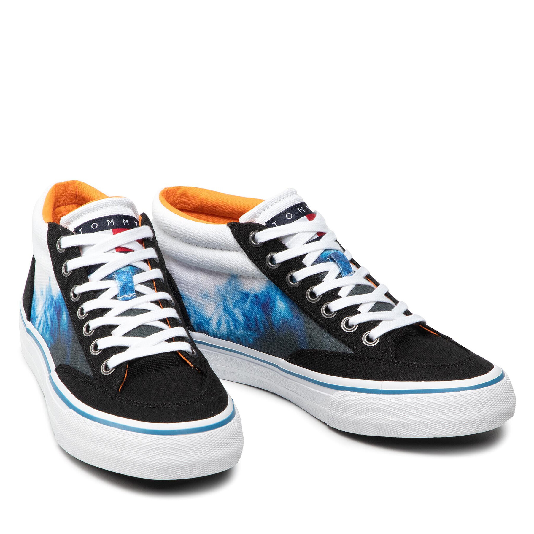 Tommy Jeans Сникърси Tie Dye Mid EM0EM00949 Цветен - Pepit.bg