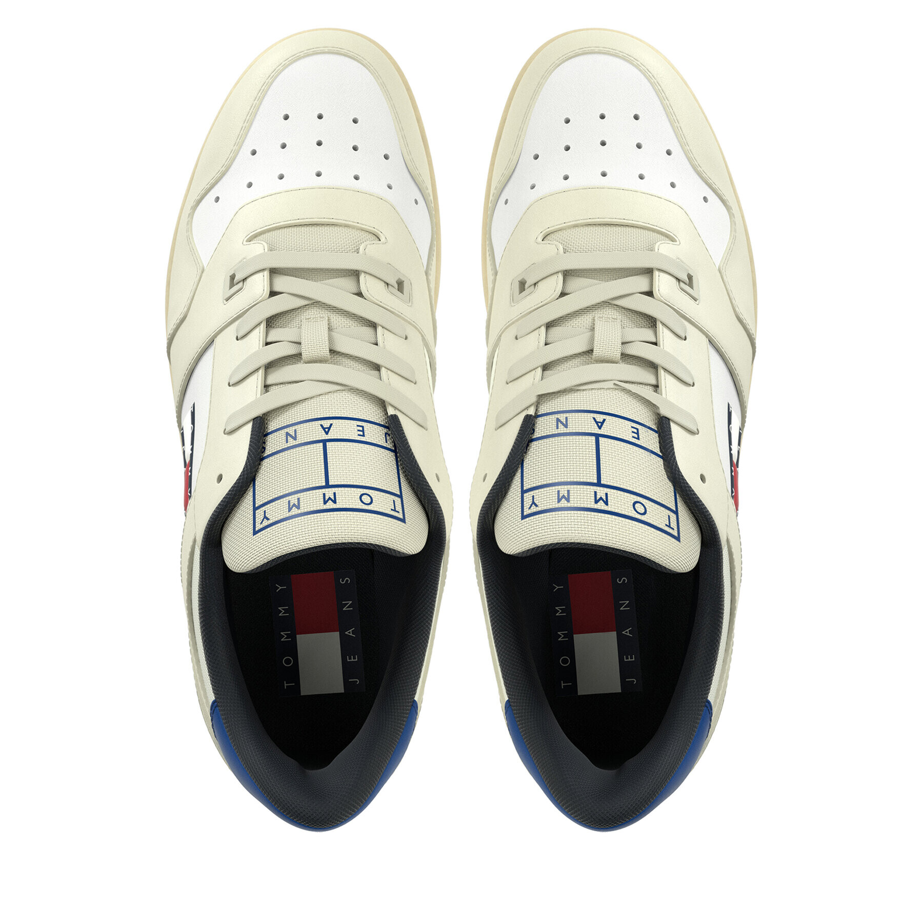 Tommy Jeans Сникърси Tjm Basket Color EM0EM01255 Бял - Pepit.bg
