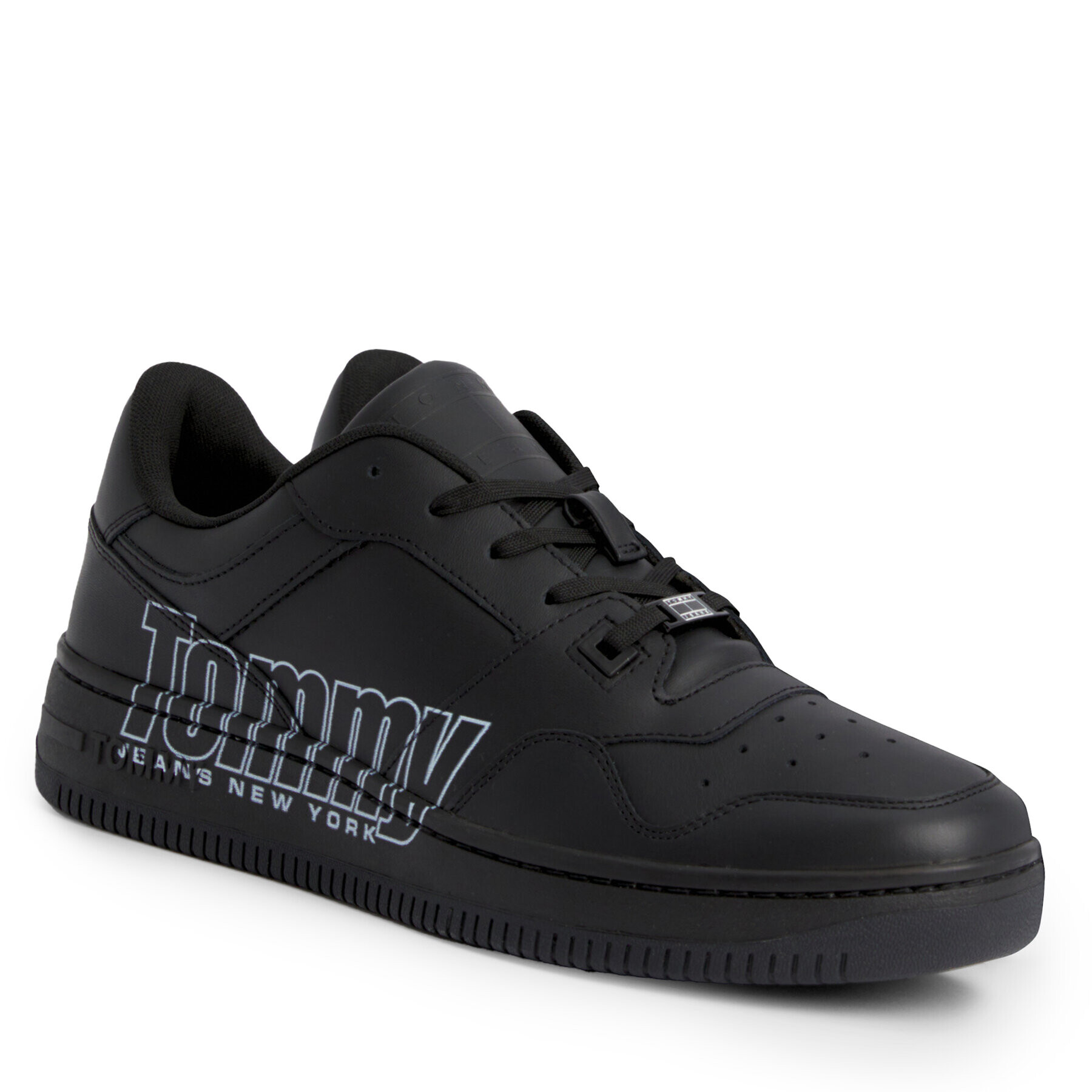 Tommy Jeans Сникърси Tjm Basket Logo EM0EM01257 Черен - Pepit.bg