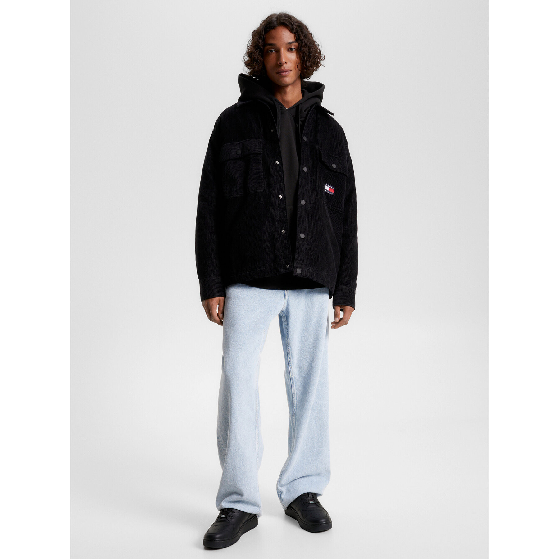 Tommy Jeans Сникърси Tjm Basket Logo EM0EM01257 Черен - Pepit.bg