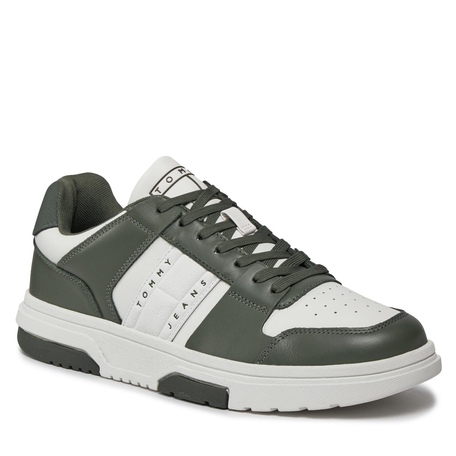 Tommy Jeans Сникърси Tjm Leather Cupsole 2.0 EM0EM01283 Бял - Pepit.bg