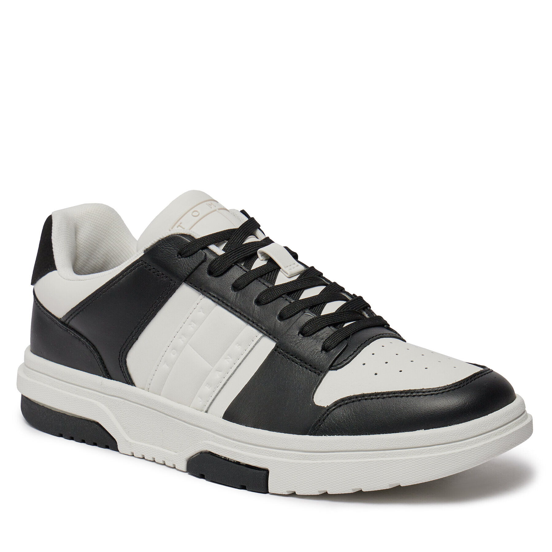 Tommy Jeans Сникърси Tjm Leather Cupsole 2.0 EM0EM01352 Черен - Pepit.bg