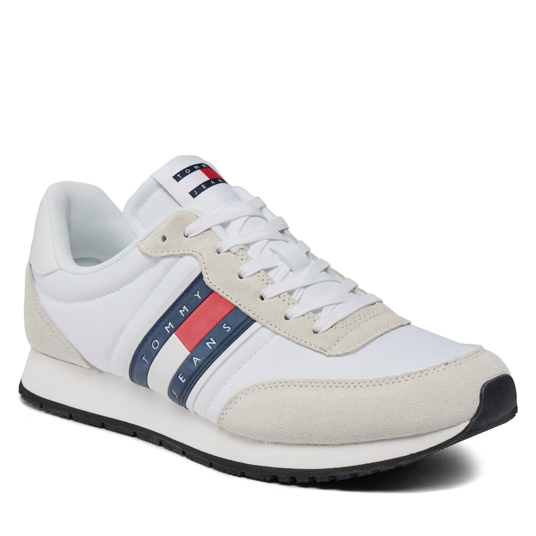Tommy Jeans Сникърси Tjm Runner Casual Ess EM0EM01351 Бял - Pepit.bg