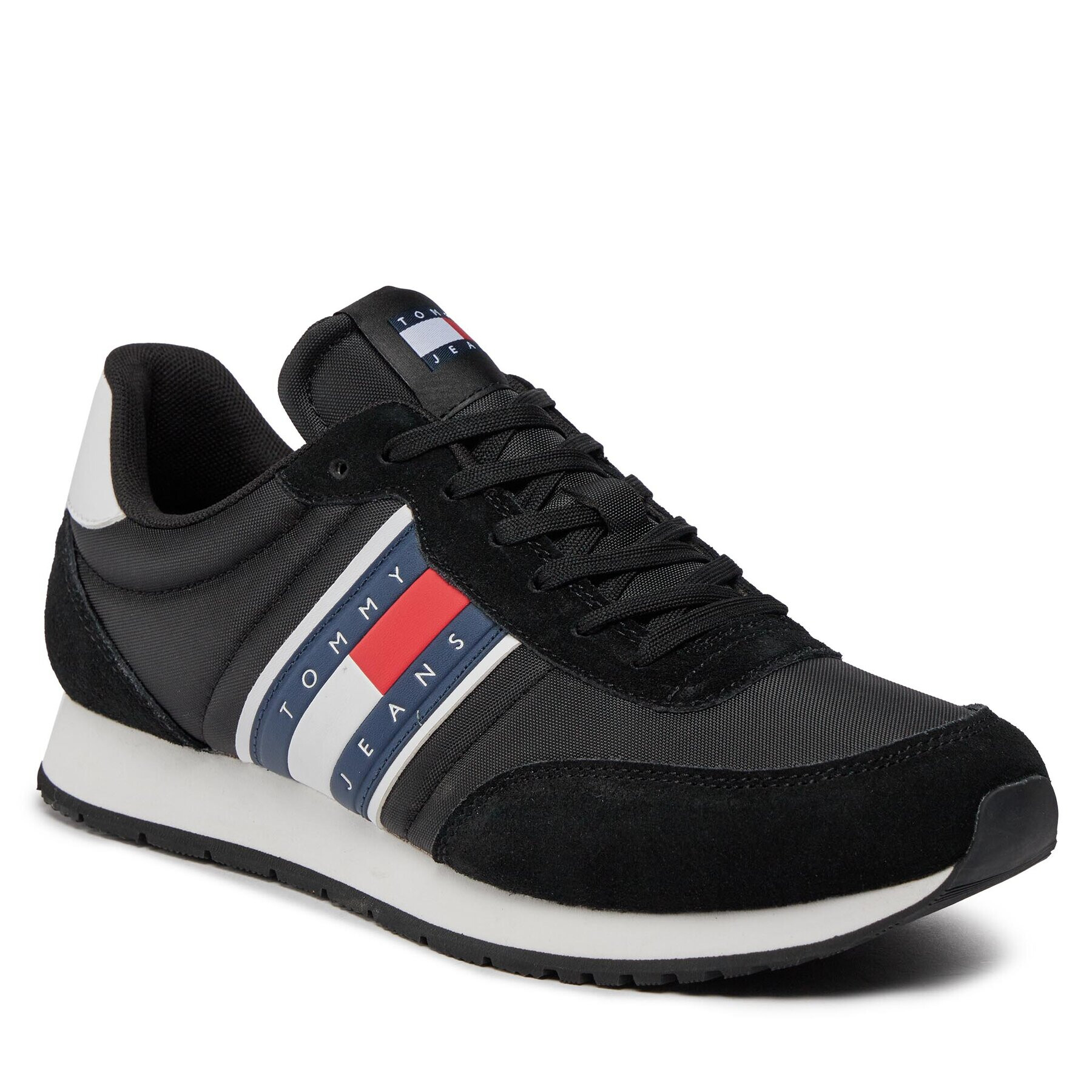 Tommy Jeans Сникърси Tjm Runner Casual Ess EM0EM01351 Черен - Pepit.bg