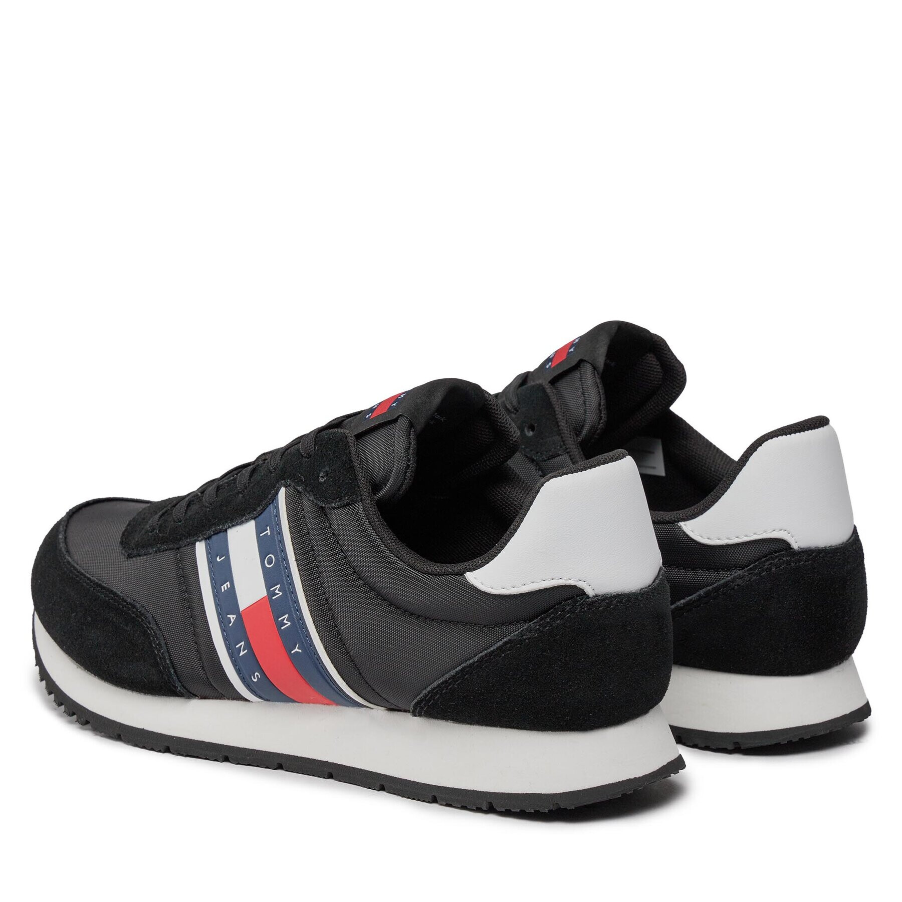 Tommy Jeans Сникърси Tjm Runner Casual Ess EM0EM01351 Черен - Pepit.bg