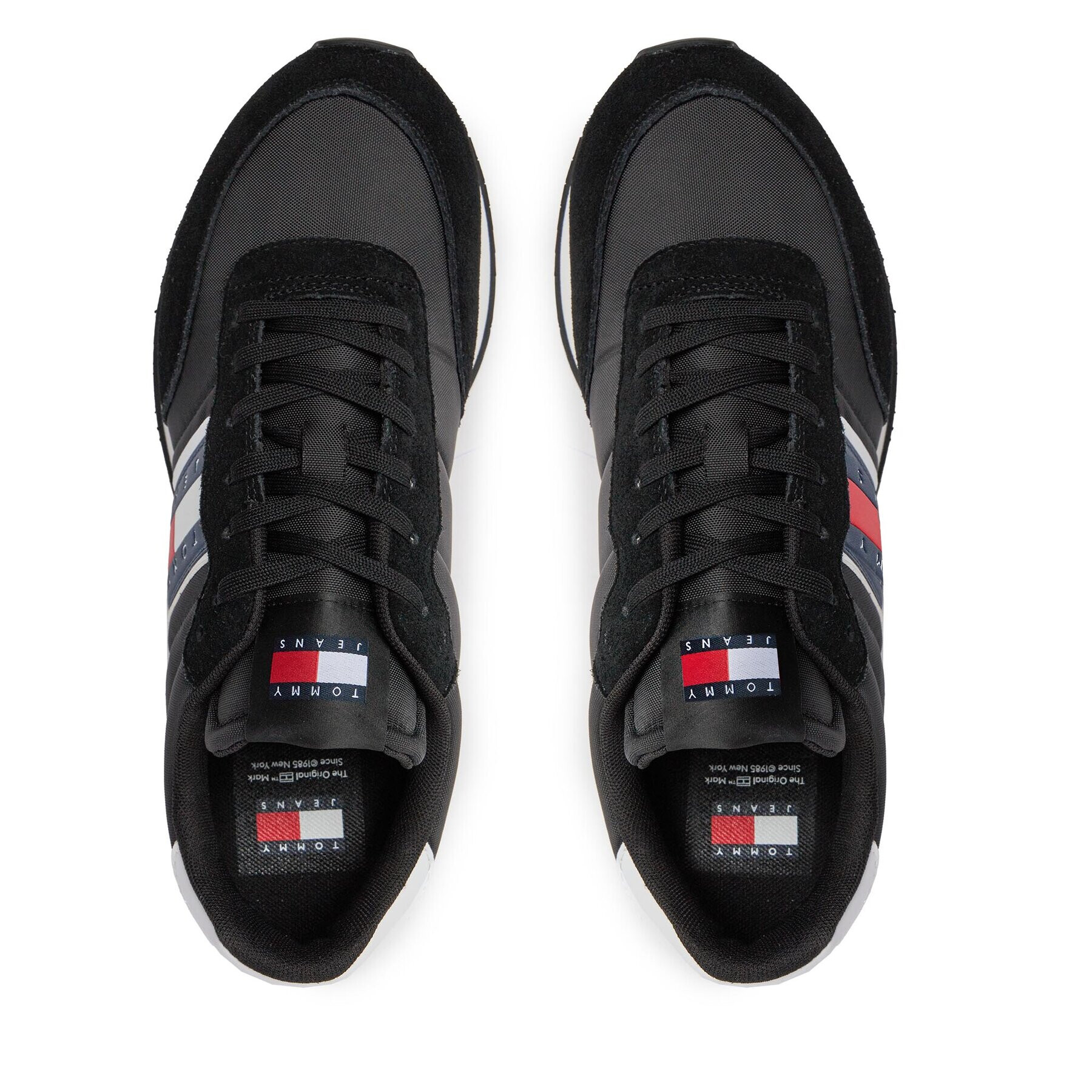 Tommy Jeans Сникърси Tjm Runner Casual Ess EM0EM01351 Черен - Pepit.bg