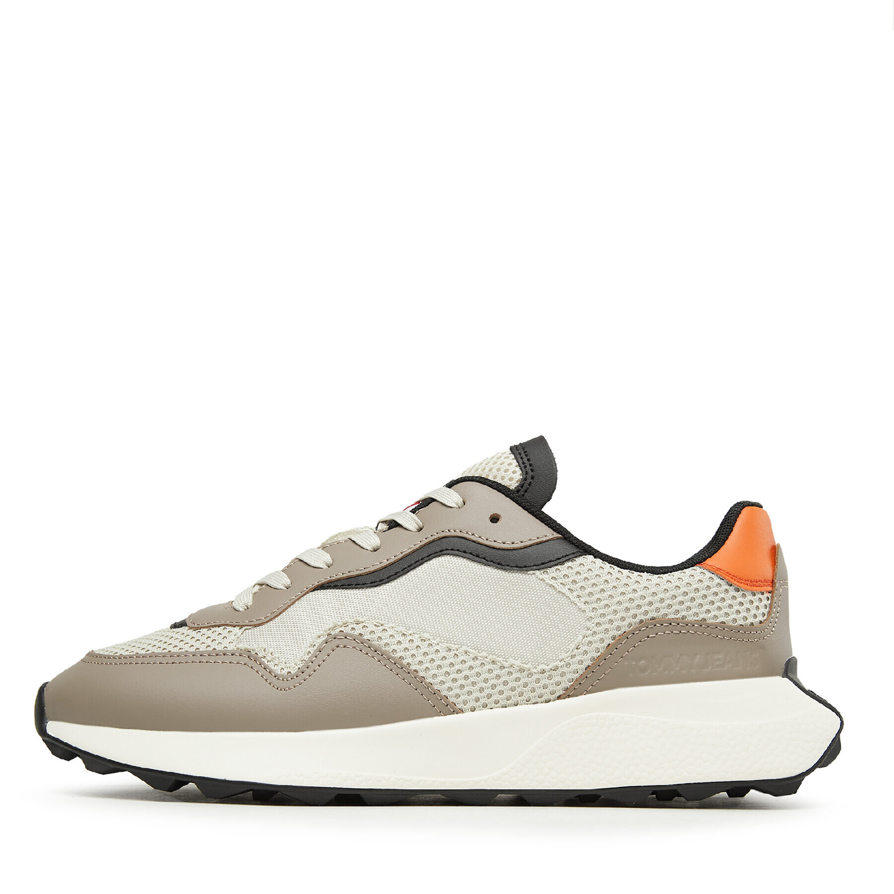 Tommy Jeans Сникърси Tjm Runner Mix Material EM0EM01259 Бежов - Pepit.bg