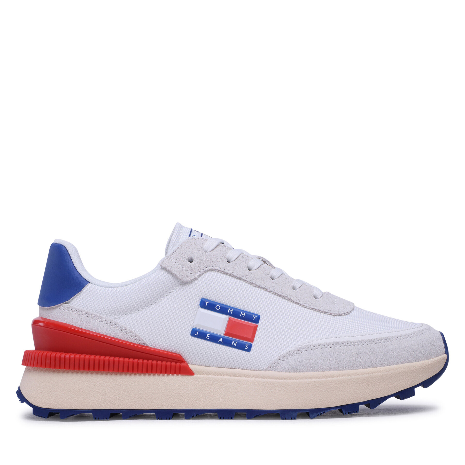 Tommy Jeans Сникърси Tjm Tech Runner Material Mix EM0EM01300 Бял - Pepit.bg