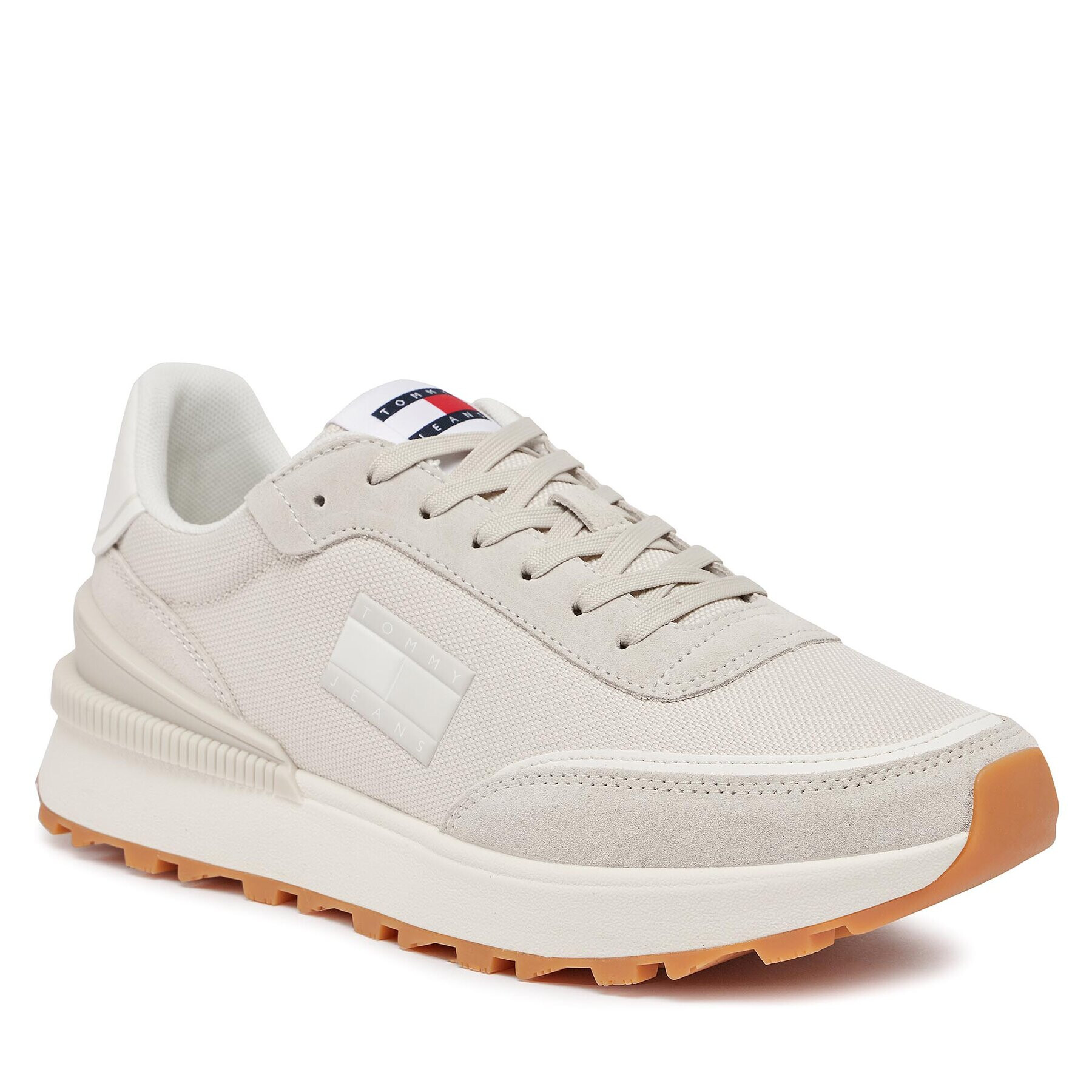 Tommy Jeans Сникърси Tjm Technical Runner EM0EM01265 Бежов - Pepit.bg