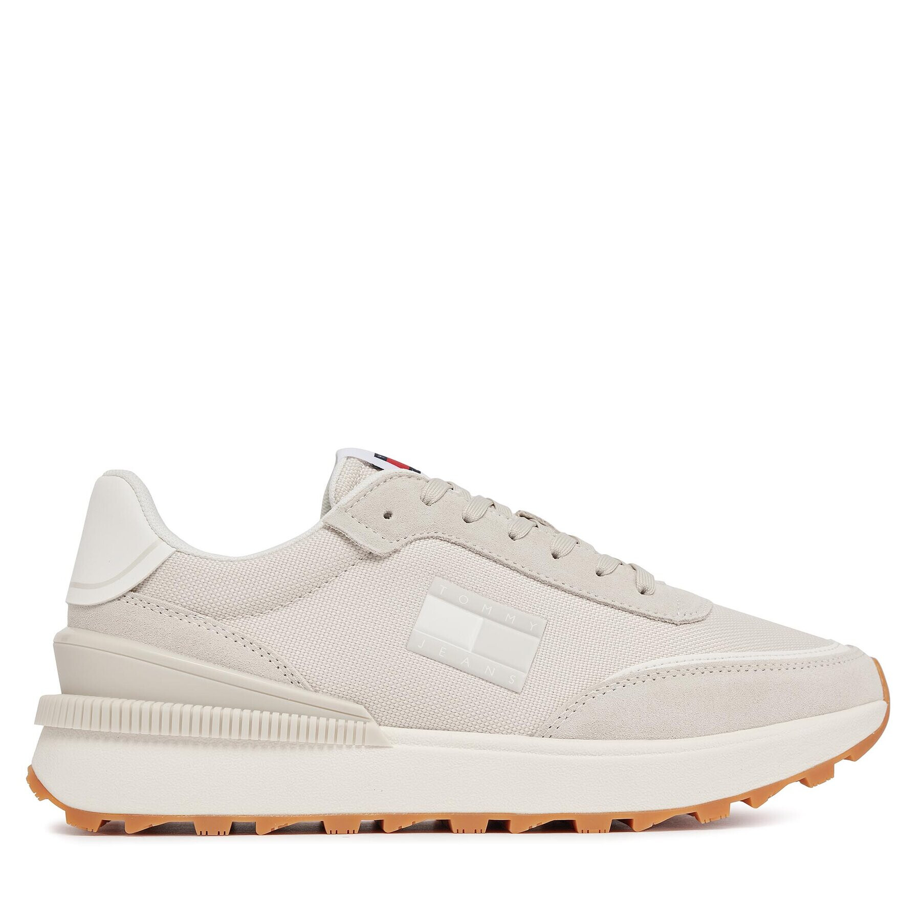 Tommy Jeans Сникърси Tjm Technical Runner EM0EM01265 Бежов - Pepit.bg