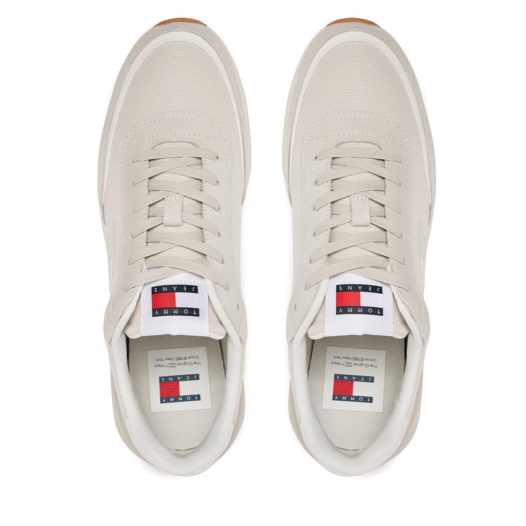 Tommy Jeans Сникърси Tjm Technical Runner EM0EM01265 Бежов - Pepit.bg