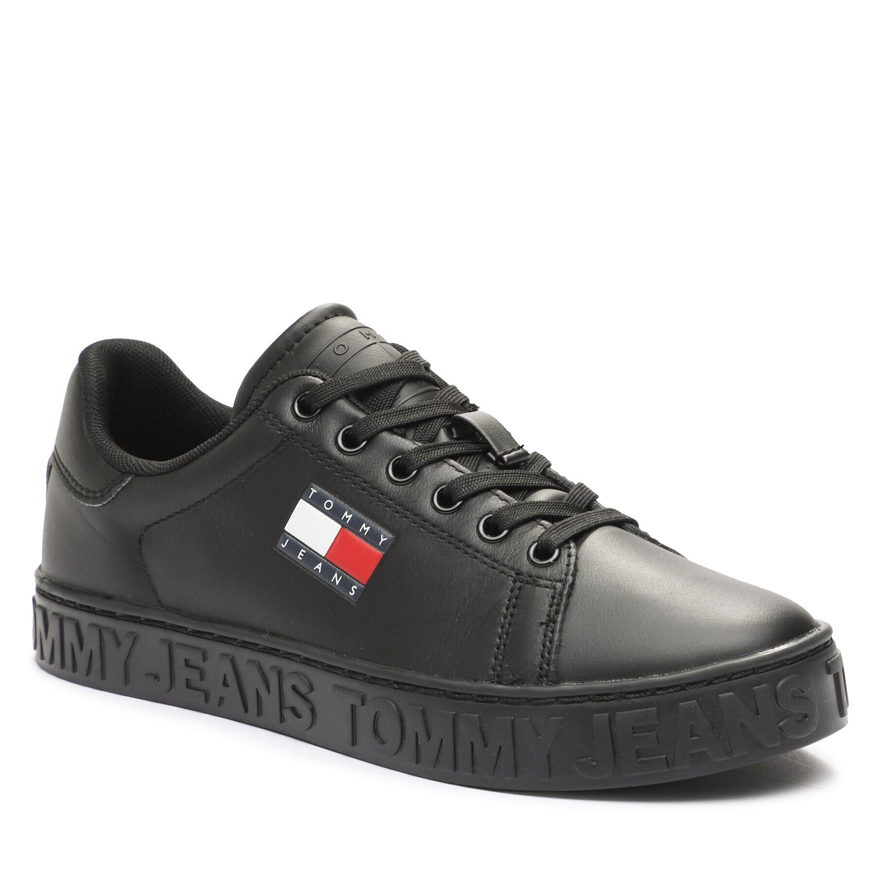 Tommy Jeans Сникърси Tjw Cool Sneaker Ess EN0EN02531 Черен - Pepit.bg