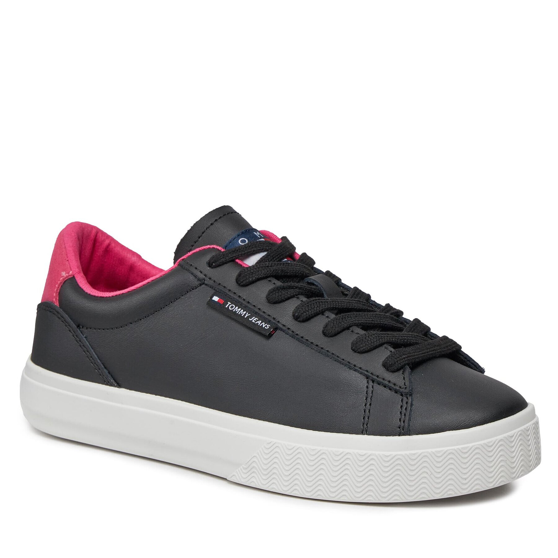 Tommy Jeans Сникърси Tjw Cupsole Sneaker Ess EN0EN02508 Черен - Pepit.bg