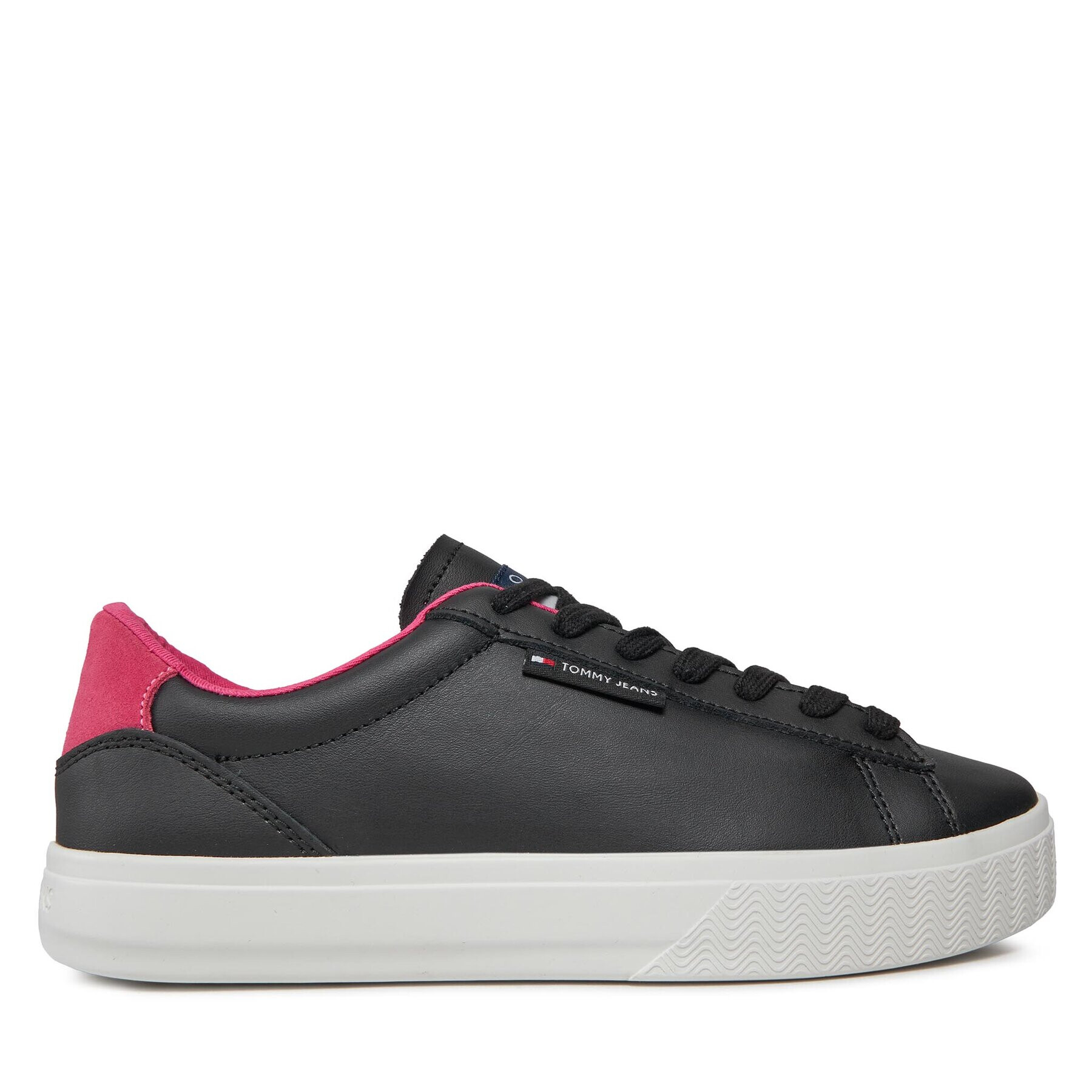 Tommy Jeans Сникърси Tjw Cupsole Sneaker Ess EN0EN02508 Черен - Pepit.bg