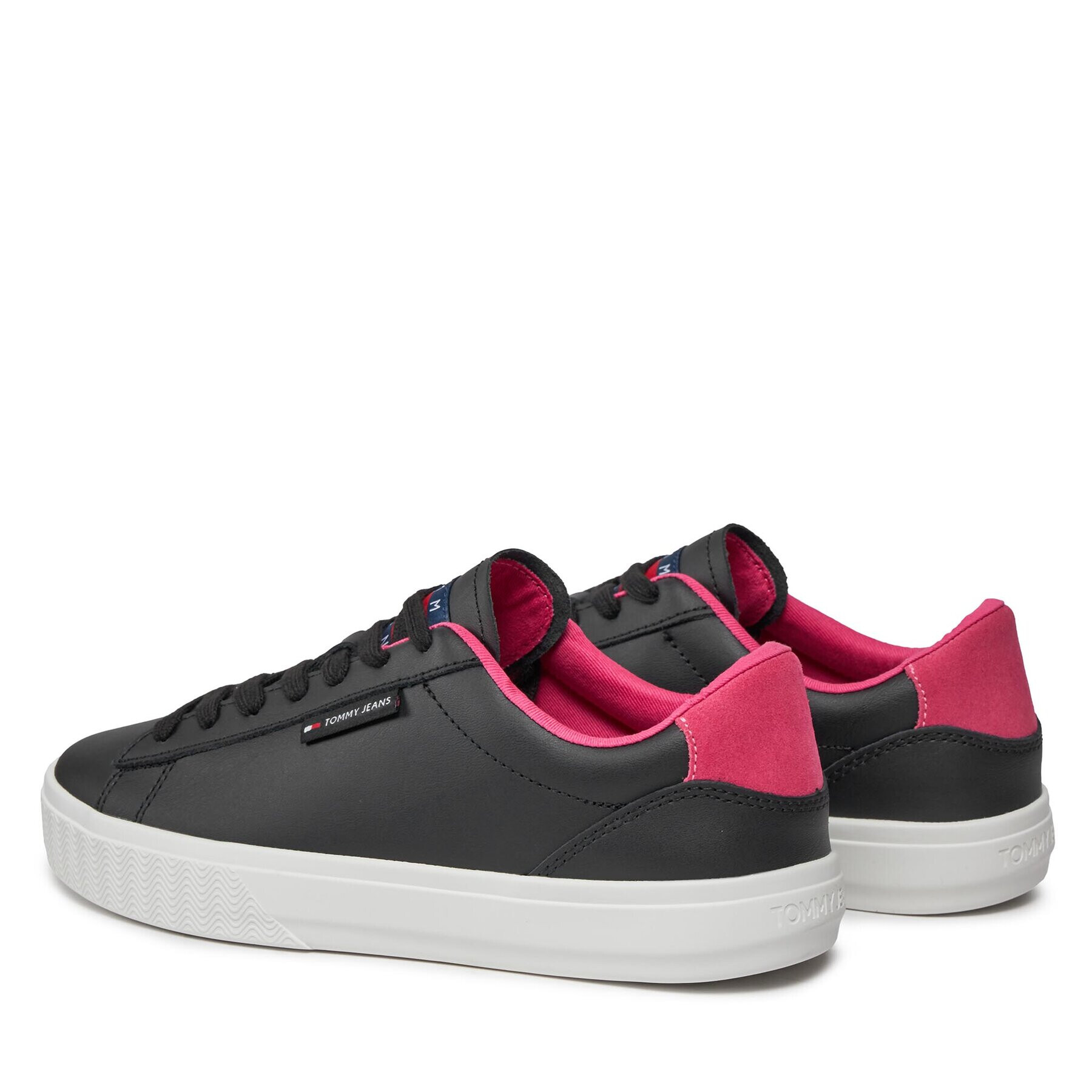 Tommy Jeans Сникърси Tjw Cupsole Sneaker Ess EN0EN02508 Черен - Pepit.bg