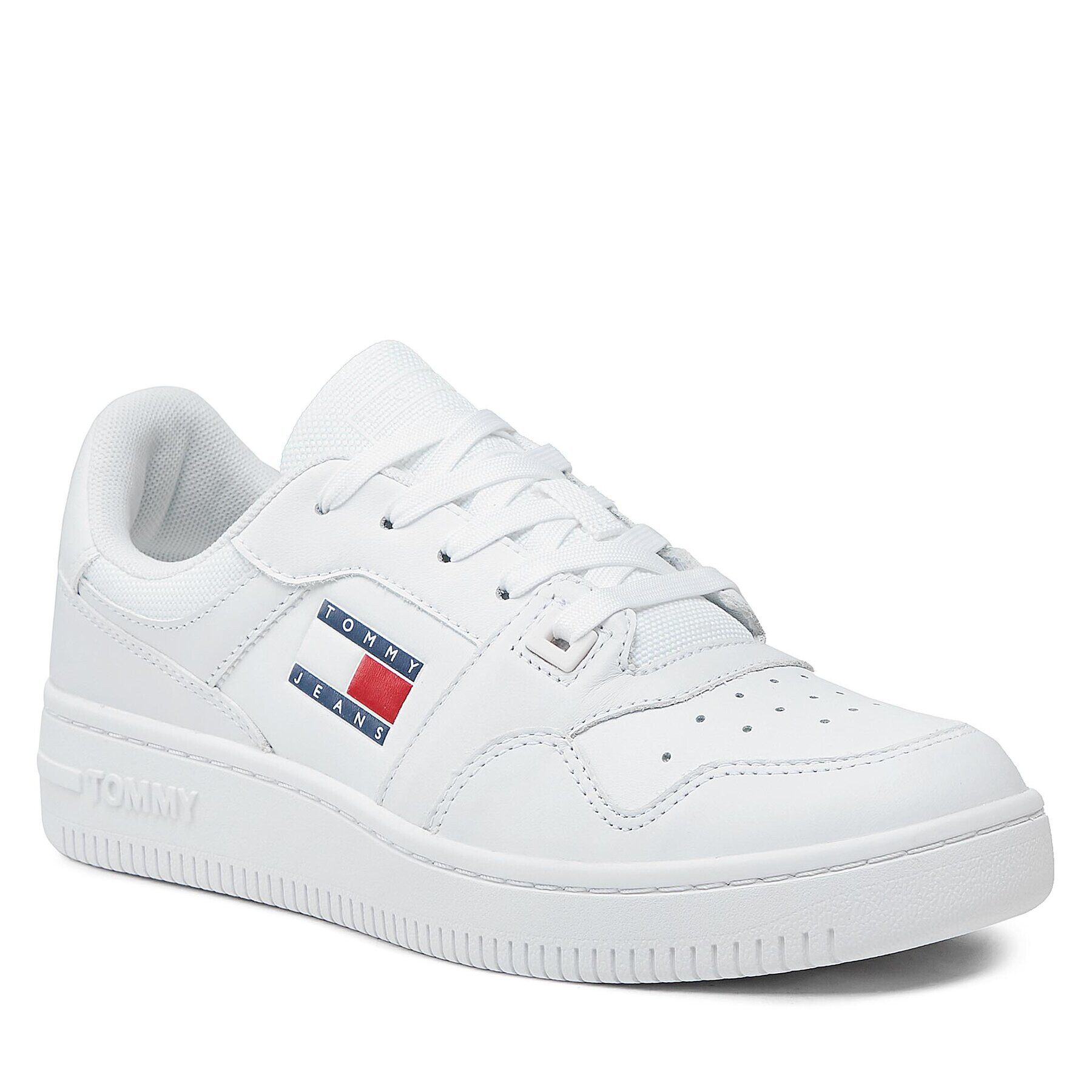 Tommy Jeans Сникърси Tjw Retro Basket Ess EN0EN02434 Бял - Pepit.bg