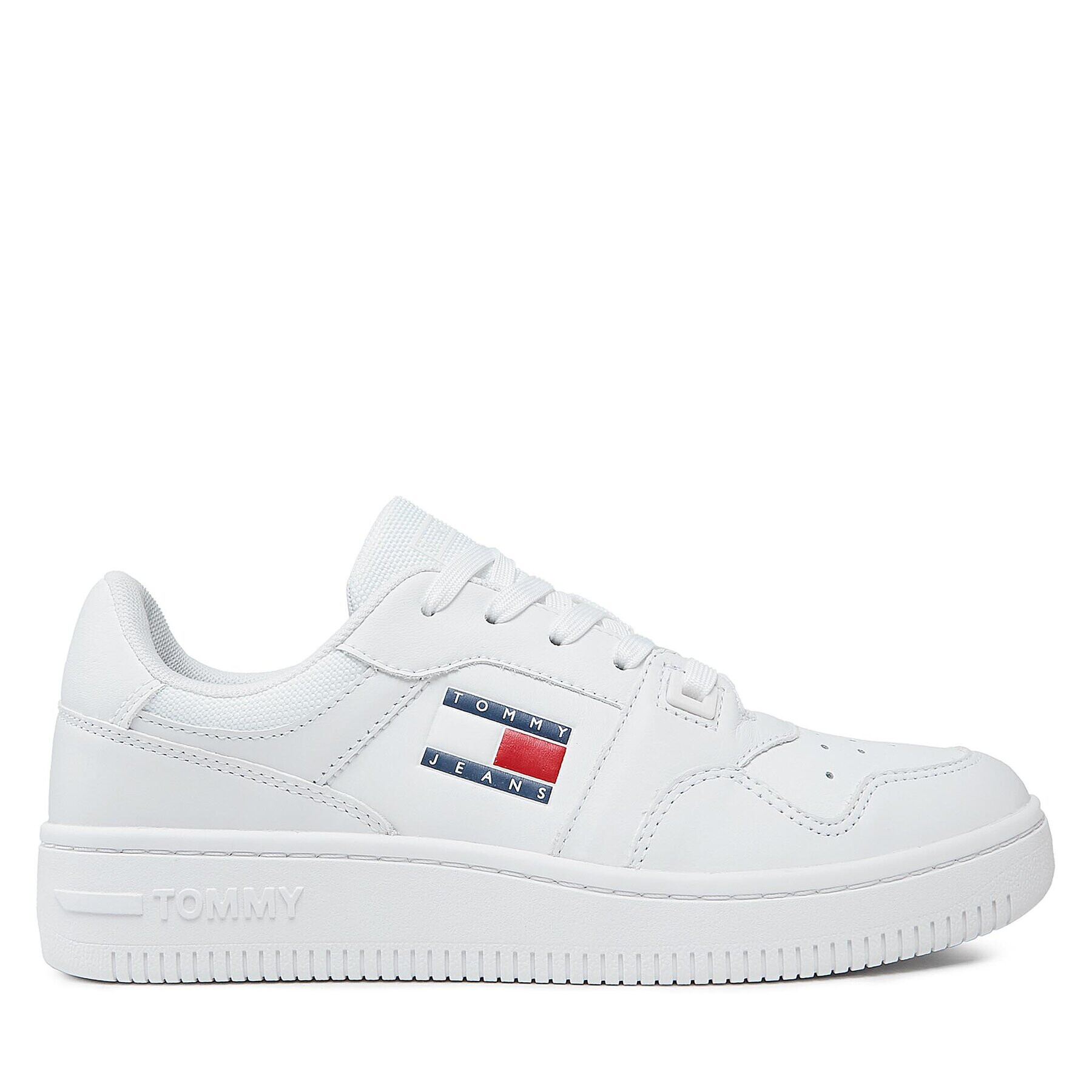 Tommy Jeans Сникърси Tjw Retro Basket Ess EN0EN02434 Бял - Pepit.bg