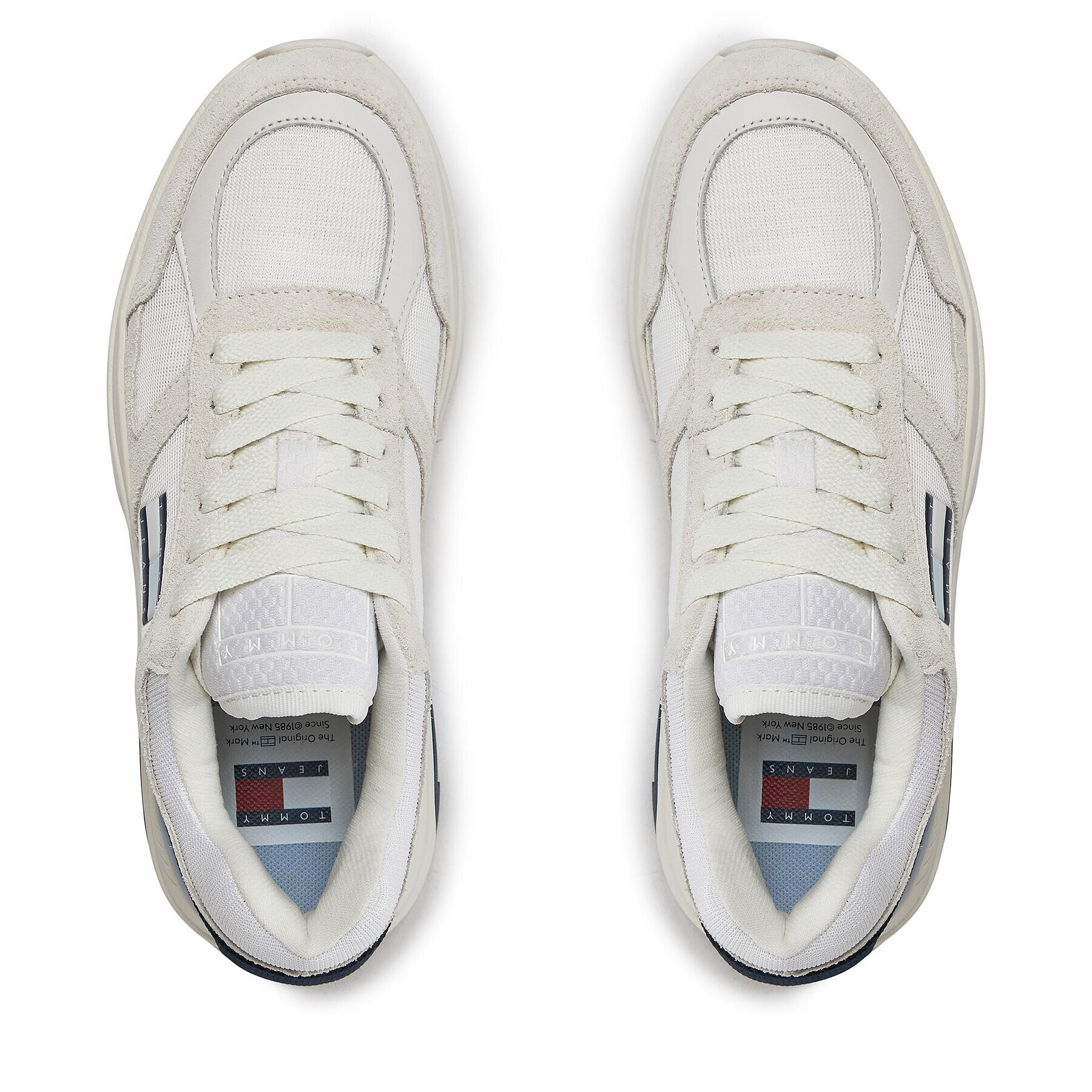 Tommy Jeans Сникърси Tjw Runner Combined EN0EN02512 Екрю - Pepit.bg