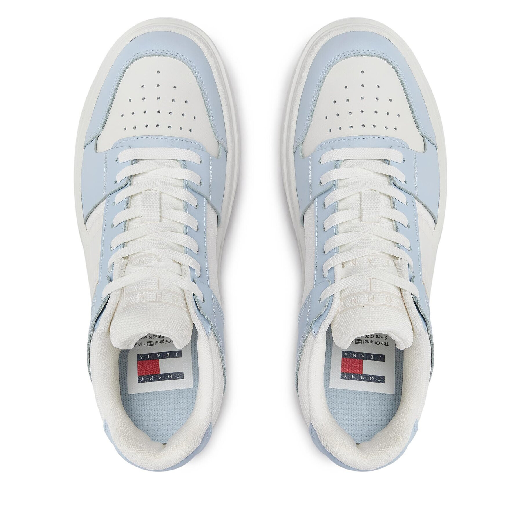 Tommy Jeans Сникърси Tjw Skate Sneaker Mat Mix EN0EN02501 Тъмносин - Pepit.bg