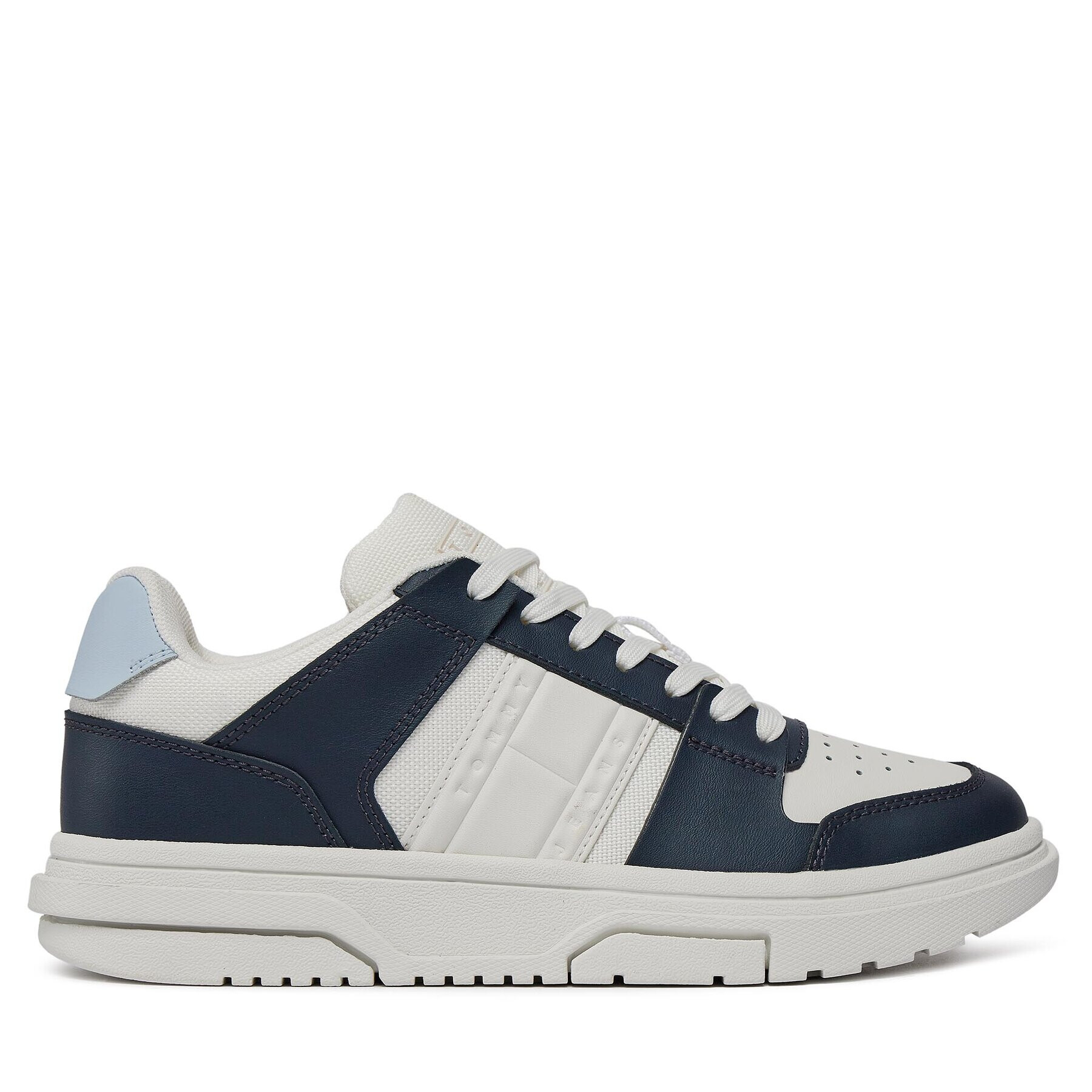 Tommy Jeans Сникърси Tjw Skate Sneaker Mat Mix EN0EN02501 Тъмносин - Pepit.bg