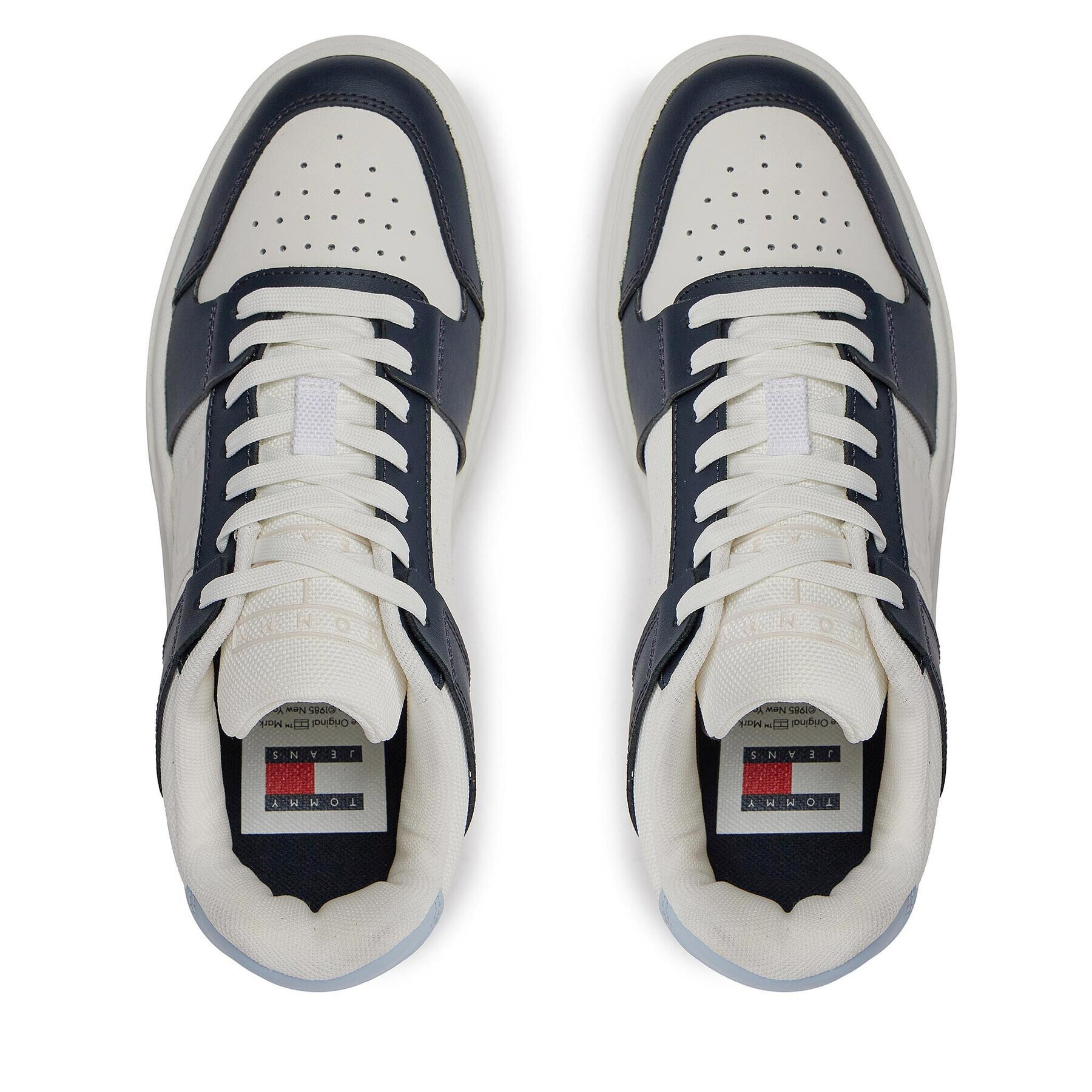 Tommy Jeans Сникърси Tjw Skate Sneaker Mat Mix EN0EN02501 Тъмносин - Pepit.bg