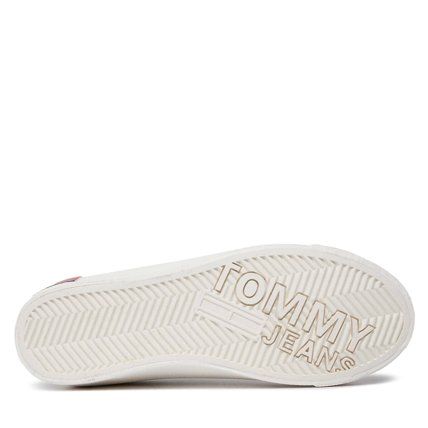 Tommy Jeans Сникърси Tjw Vulc Leather Plat Lc EN0EN02284 Бял - Pepit.bg