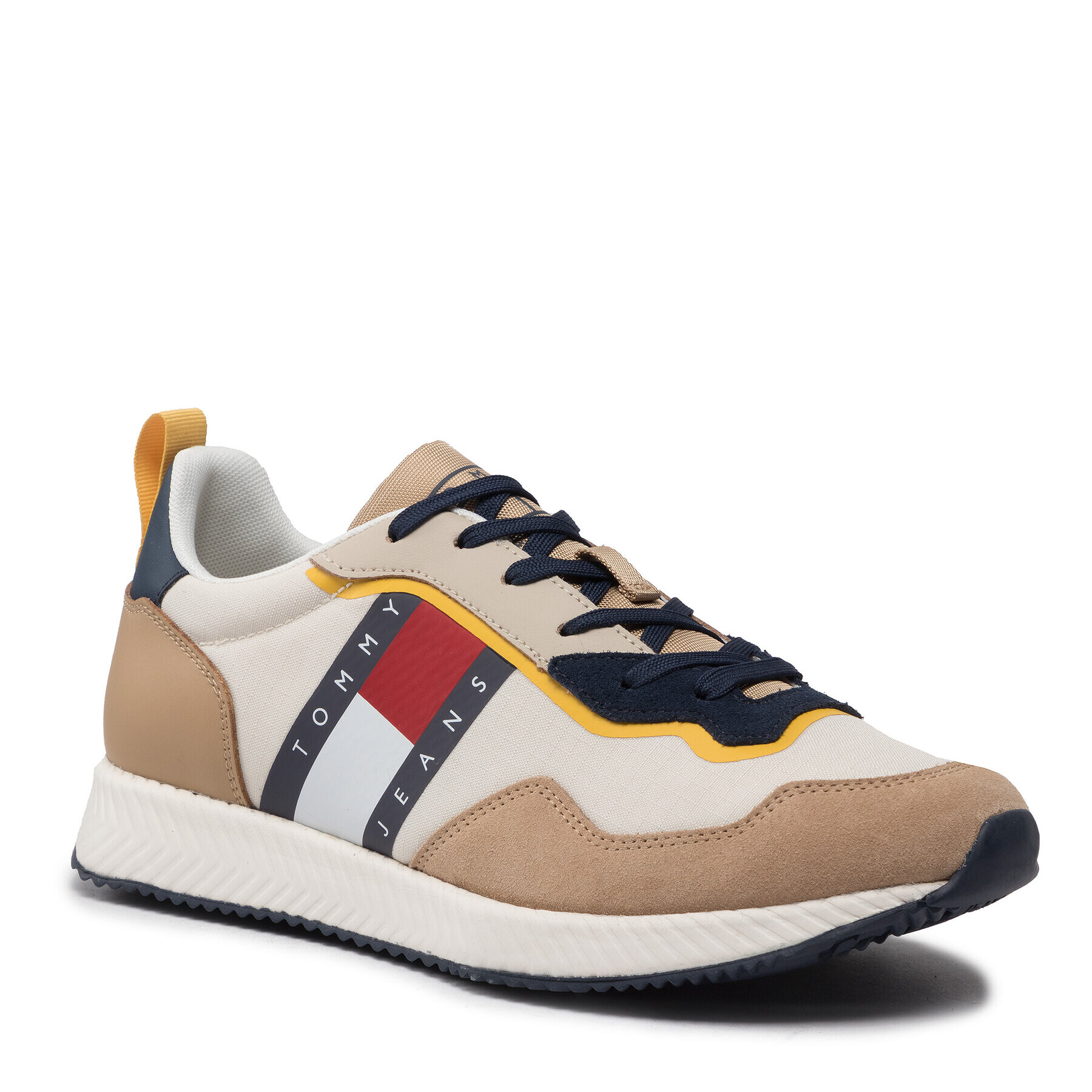 Tommy Jeans Сникърси Track Cleat EM0EM01009 Бежов - Pepit.bg