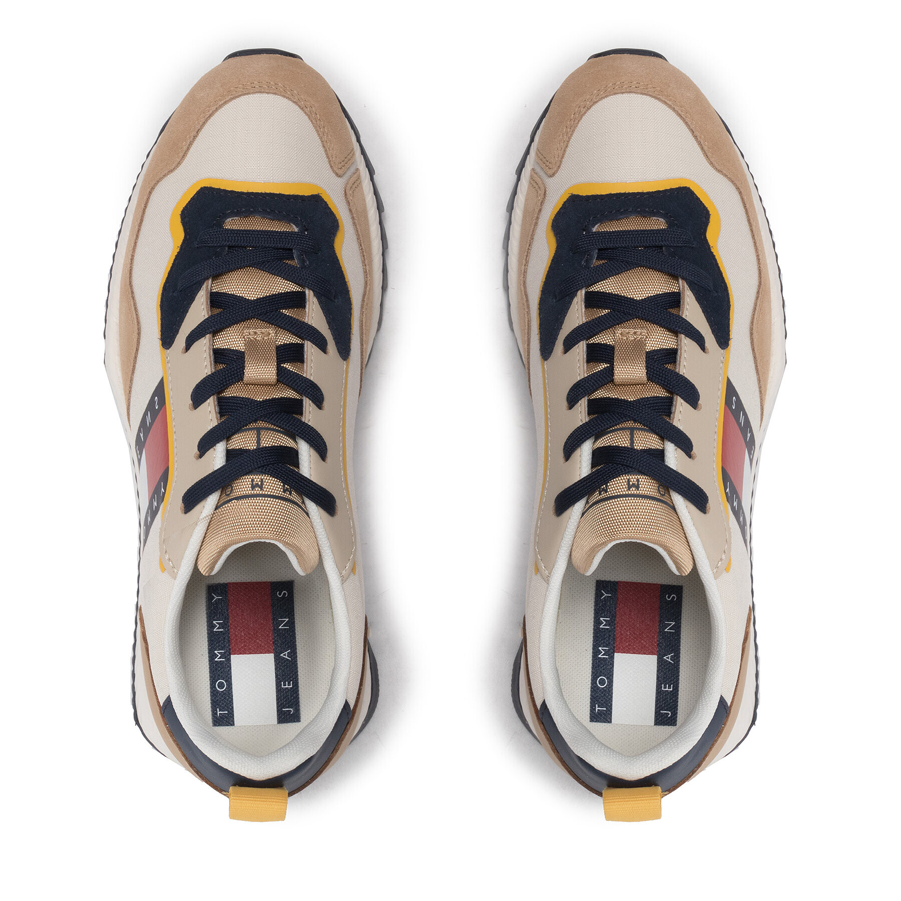 Tommy Jeans Сникърси Track Cleat EM0EM01009 Бежов - Pepit.bg