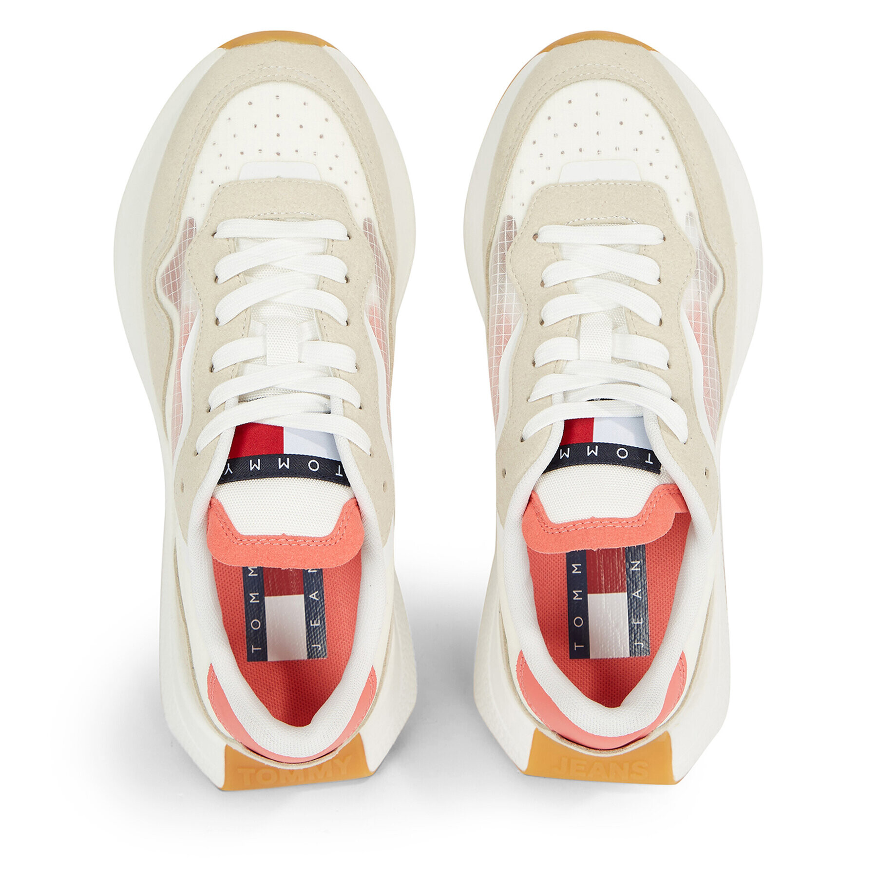 Tommy Jeans Сникърси Translucent Runner EN0EN02215 Бежов - Pepit.bg