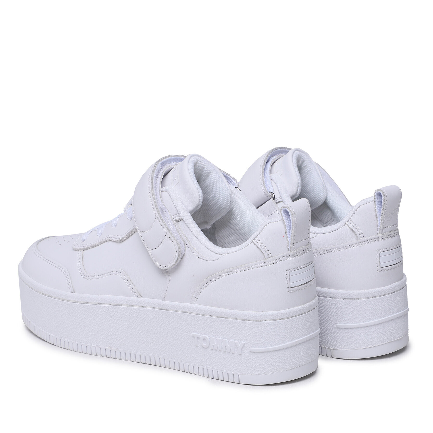 Tommy Jeans Сникърси Velcro Flatform EN0EN02101 Бял - Pepit.bg